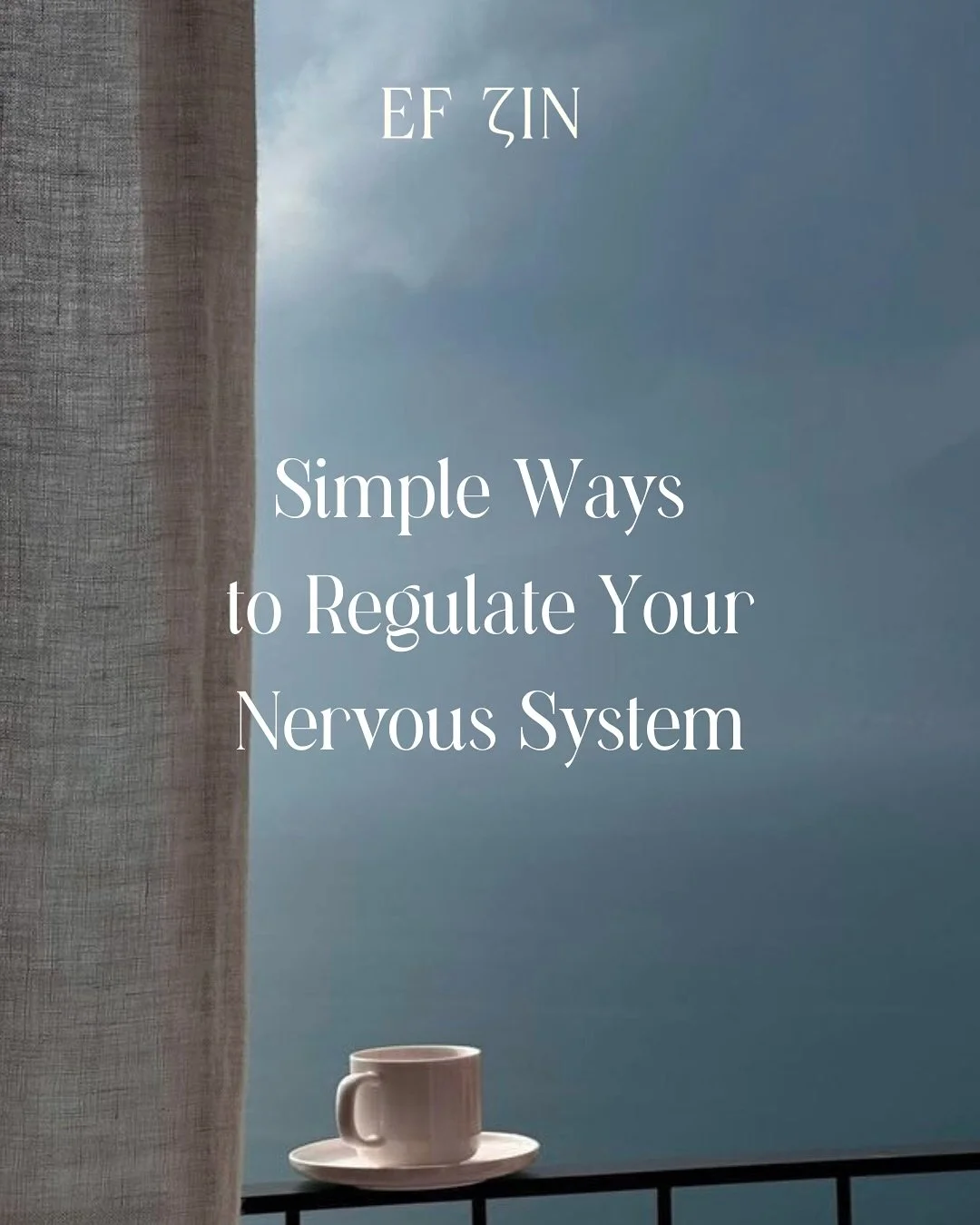 Your nervous system isn&rsquo;t asking for more, it&rsquo;s probably asking for less.
Slower movements, quiet moments, gentle rituals.

Which one do you need today?