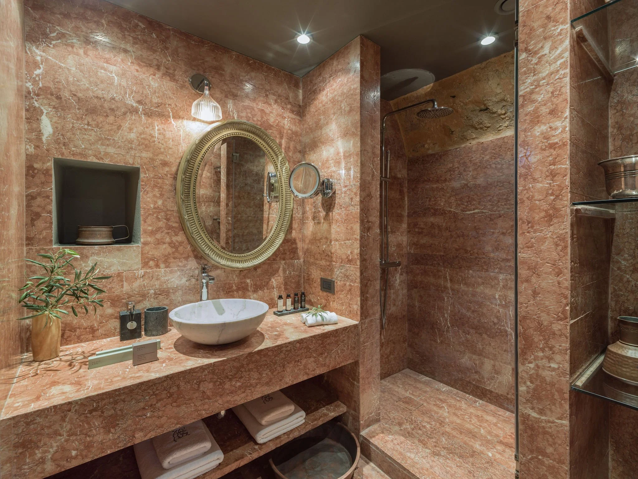 Byzantine Suite Bathroom - Kinsterna Hotel.jpg
