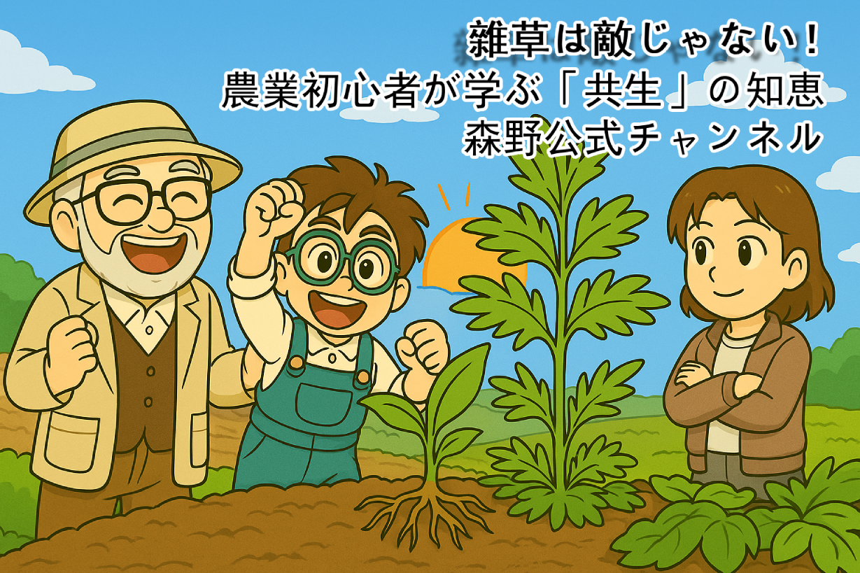 🌱【スマート農業の第一歩:雑草と共生する知恵】