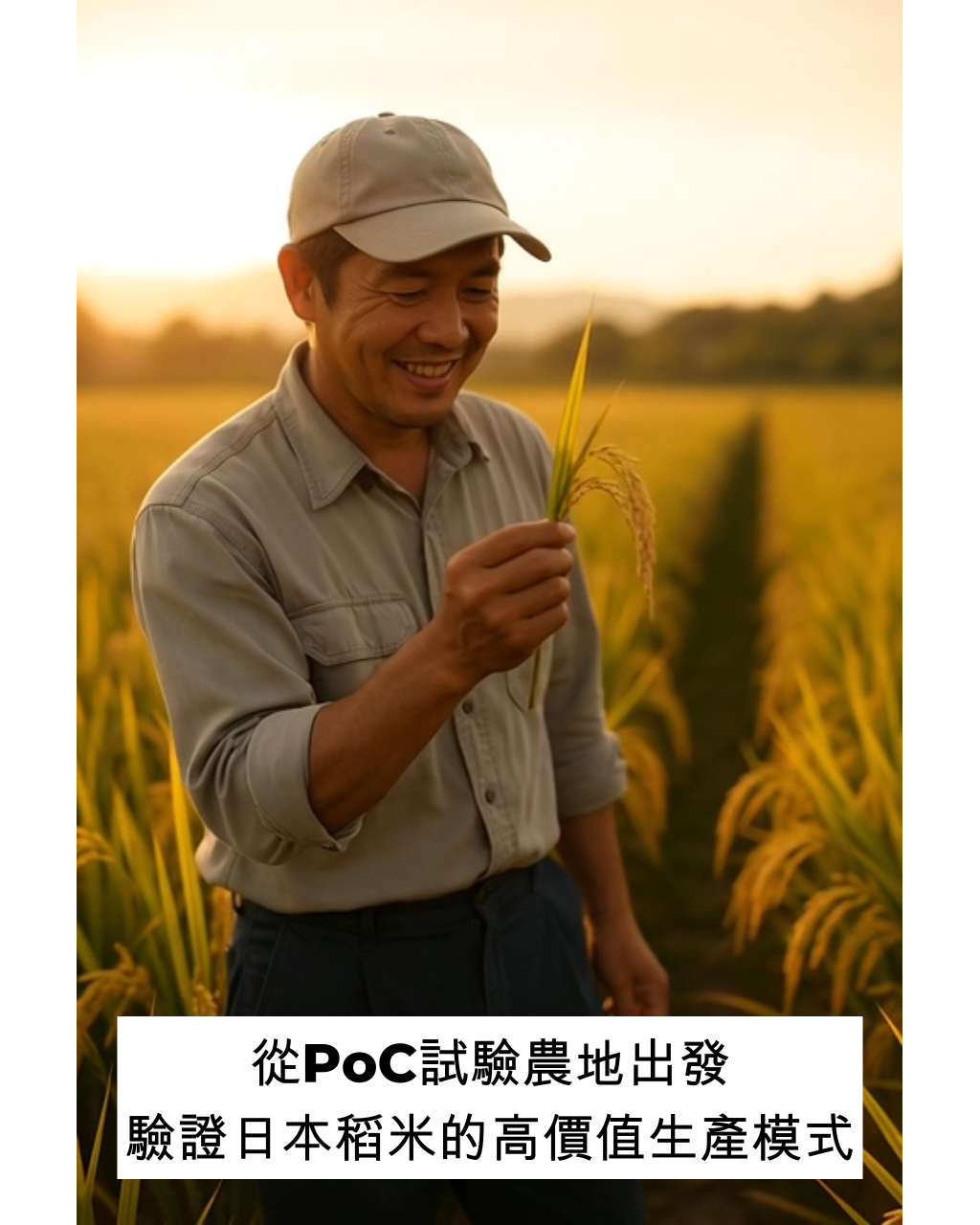 想在日本嘗試稻米PoC（概念驗證）小規模實驗農地計畫嗎?