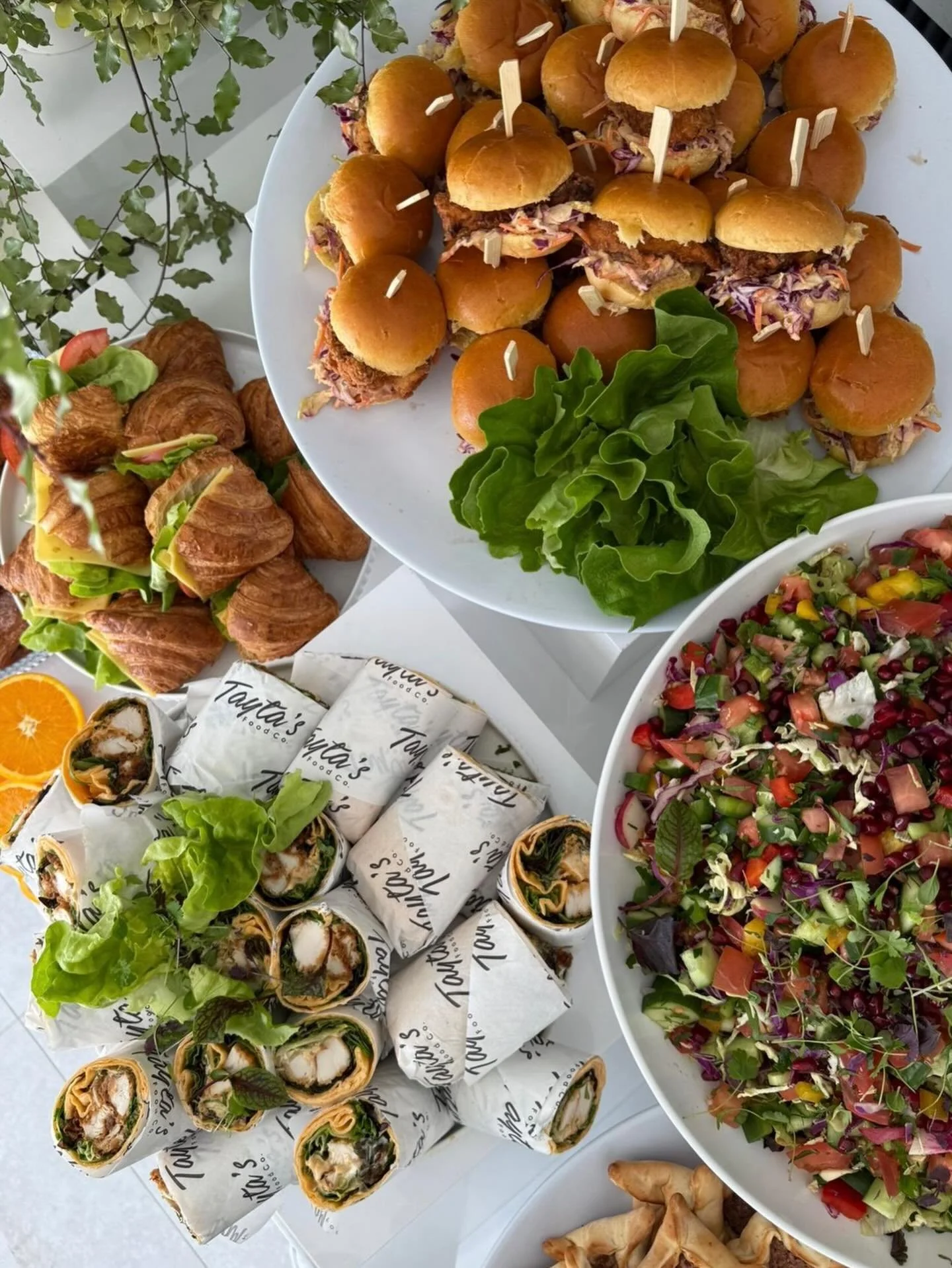 Planning an event? Let us handle the food. 

Fresh ingredients, beautiful presentation, and stress-free catering for corporate events, celebrations, and special occasions. 

Get in touch to book your next event theteam@taytasfoodco.com or visit our w