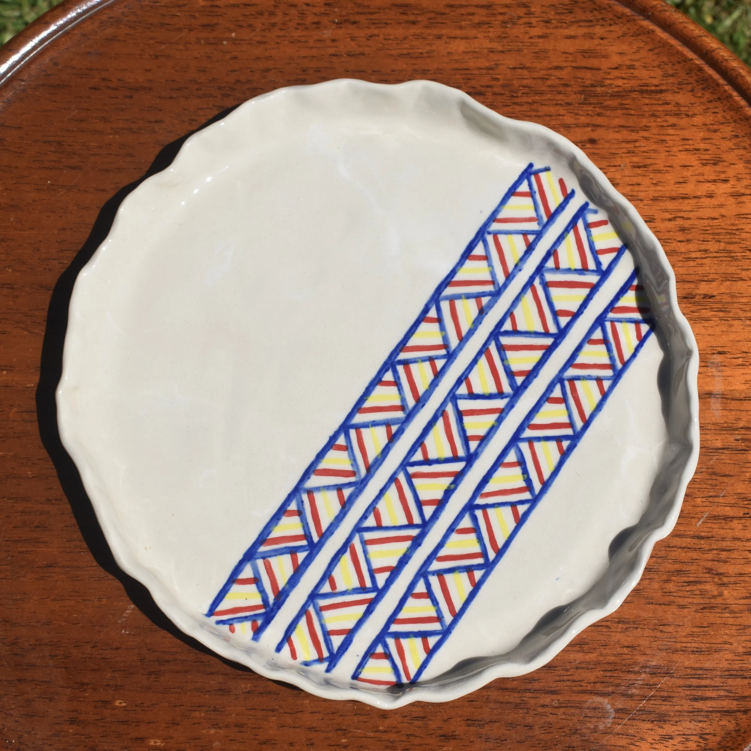 Large Plate - Visayan Tribal Tattoos