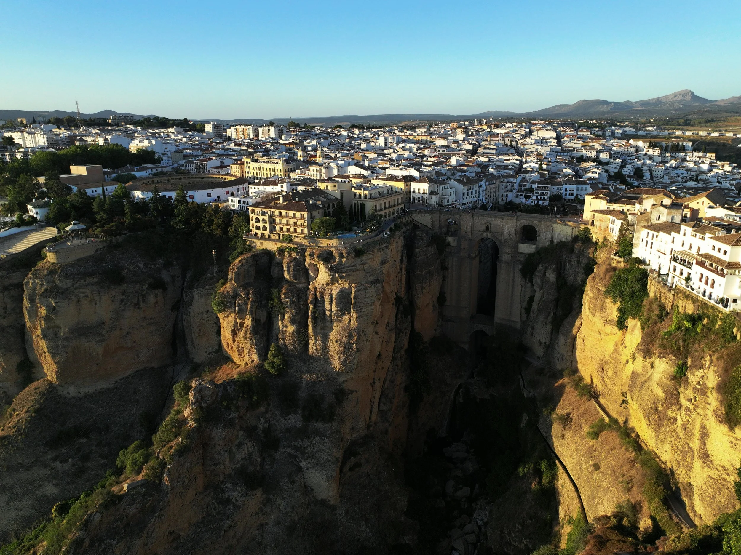 Ariel view of Ronda