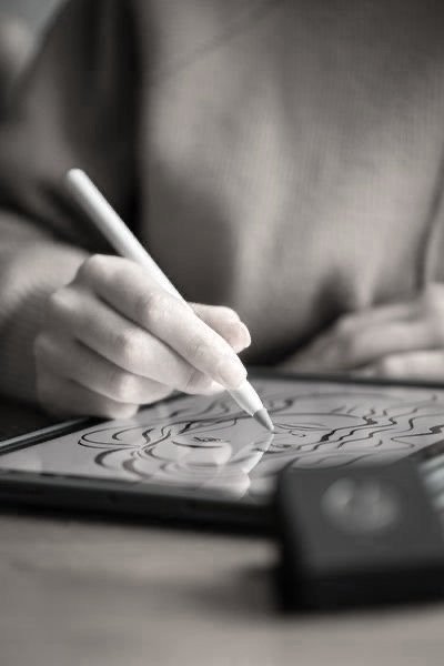 simulations sur tablette graphique