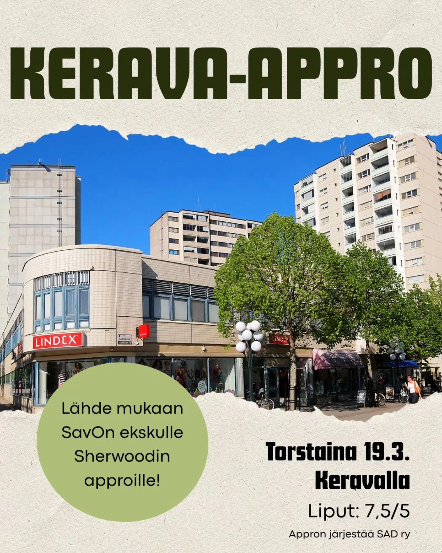 Kiinnostaako matka Ateenaan, mutta et halua ostaa lentolippua? Ei h&auml;t&auml;&auml;, sill&auml; nyt p&auml;&auml;set l&auml;hijunalla Keski-Uudenmaan Ateenaan, eli Keravalle. ✨❤️&zwj;🔥

Savolainen osakunta j&auml;rjest&auml;&auml; perinteisen (3.