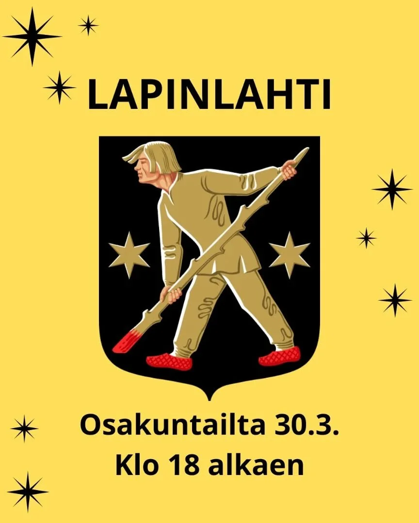Tulevana maanantaina 30.3. on luvassa toisen kummikuntamme Lapinlahden pit&auml;m&auml; osakuntailta. Osakuntaillassa p&auml;&auml;semme kuulemaan kunnanjohtaja Henri Ruotsalainen pit&auml;m&auml;n esitelm&auml;n Lapinlahdesta. Ilta aloitetaan tuttuu