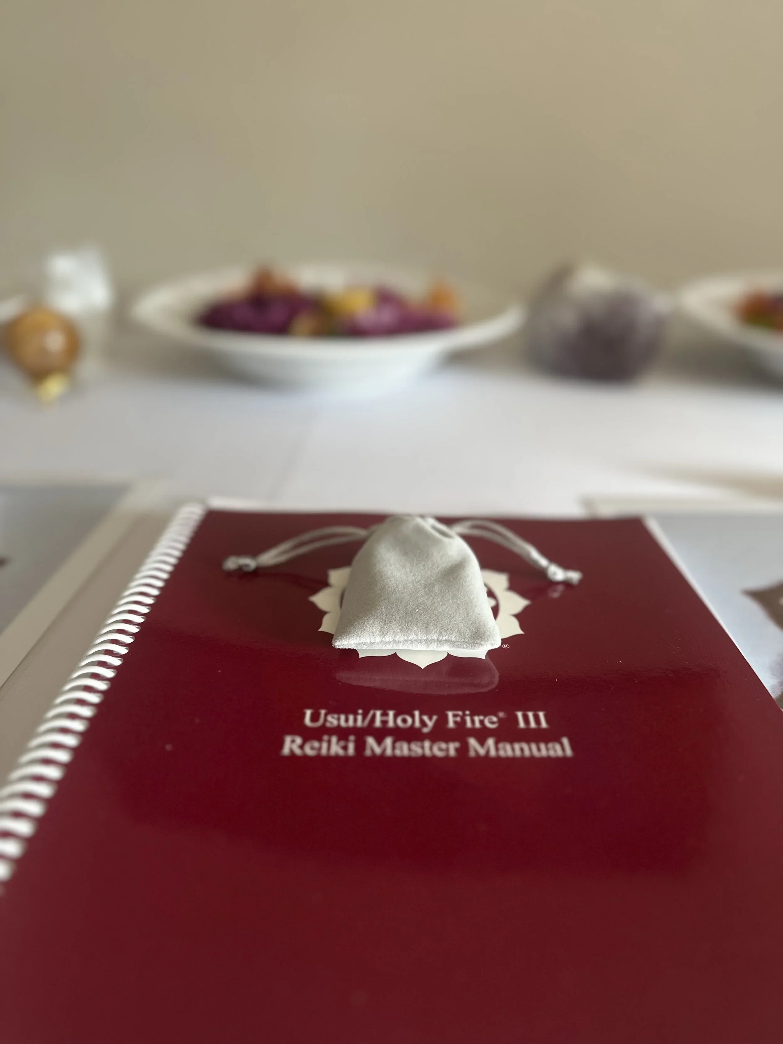 Holy Fire III Master Reiki certification class manual used in 144 Miracles Reiki training