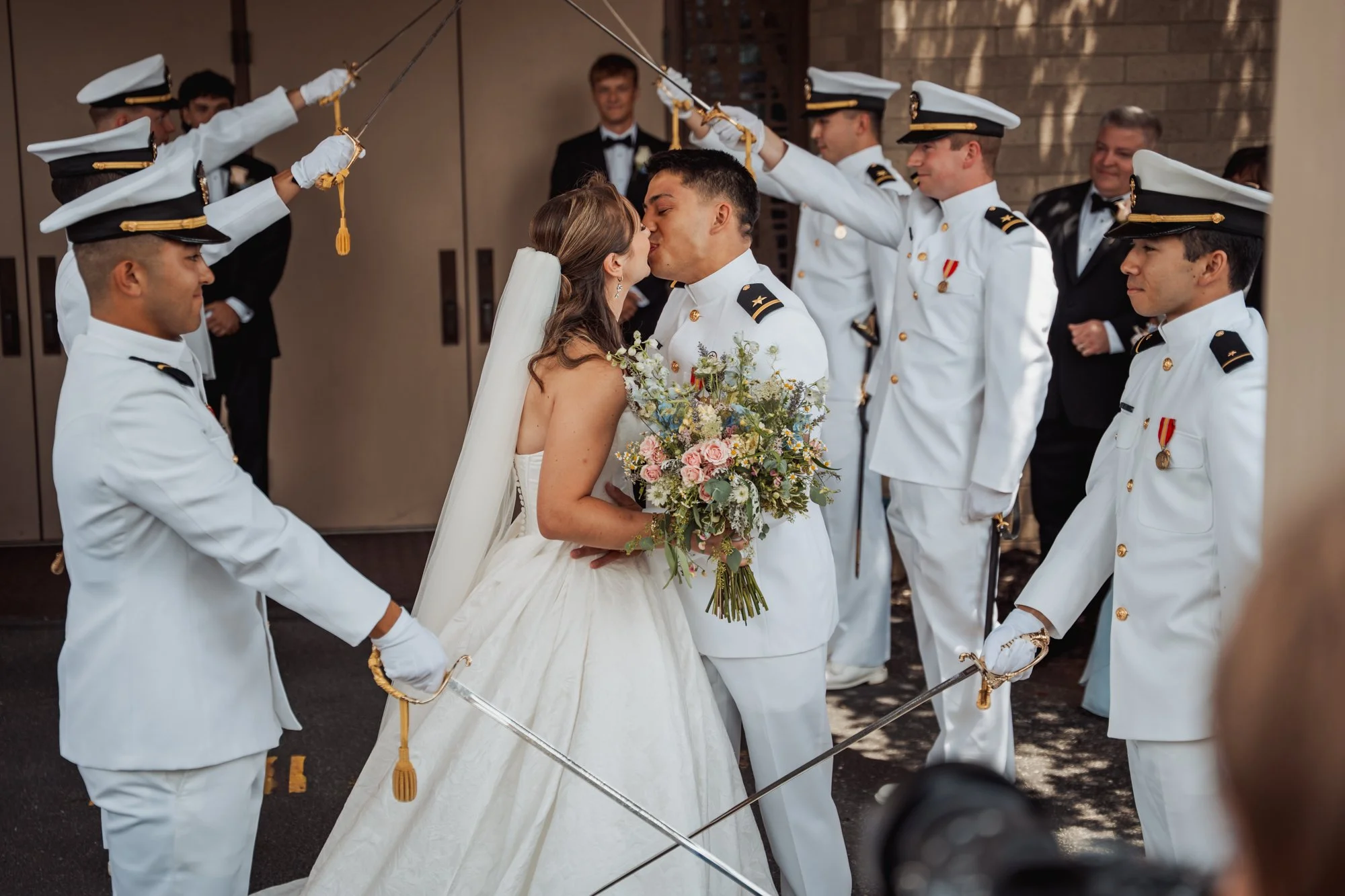 Military Church Wedding, Waterfront, Wheeling