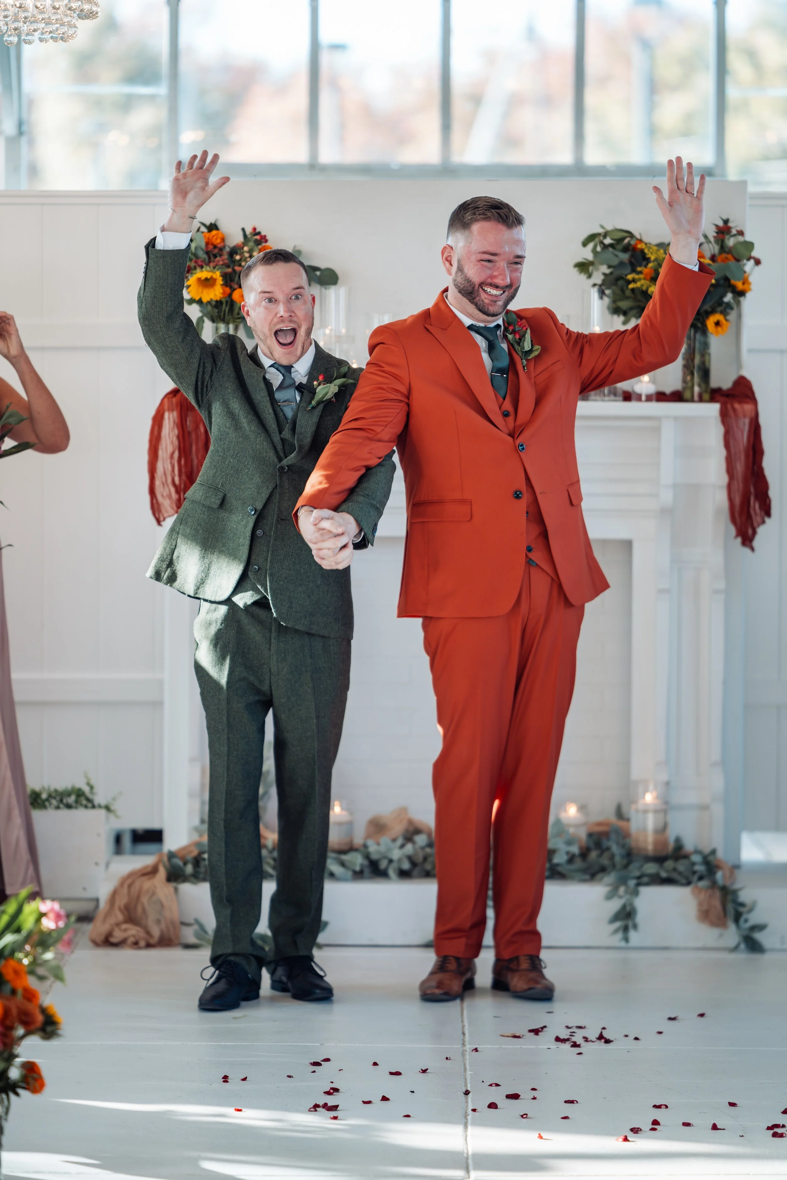Wedding Ceremony Celebration. The Atrium, Prospect, PA