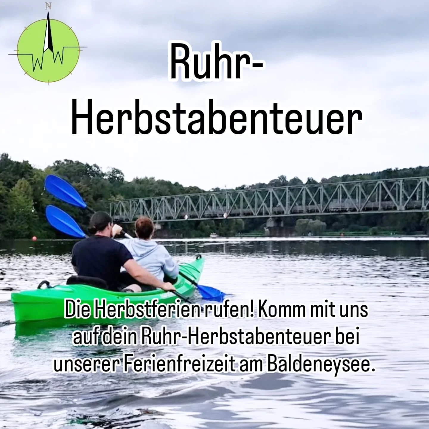 In den Herbstferien '25 findet unsere Ferienfreizeit am Baldeneysee wieder statt! Euch erwarten viel Spiel, Spa&szlig; und Action auf und am See. Ihr k&ouml;nnt verschiedene Wassersportarten ausprobieren: Kanu, Kajak und SUP. 
Teste deine survival sk