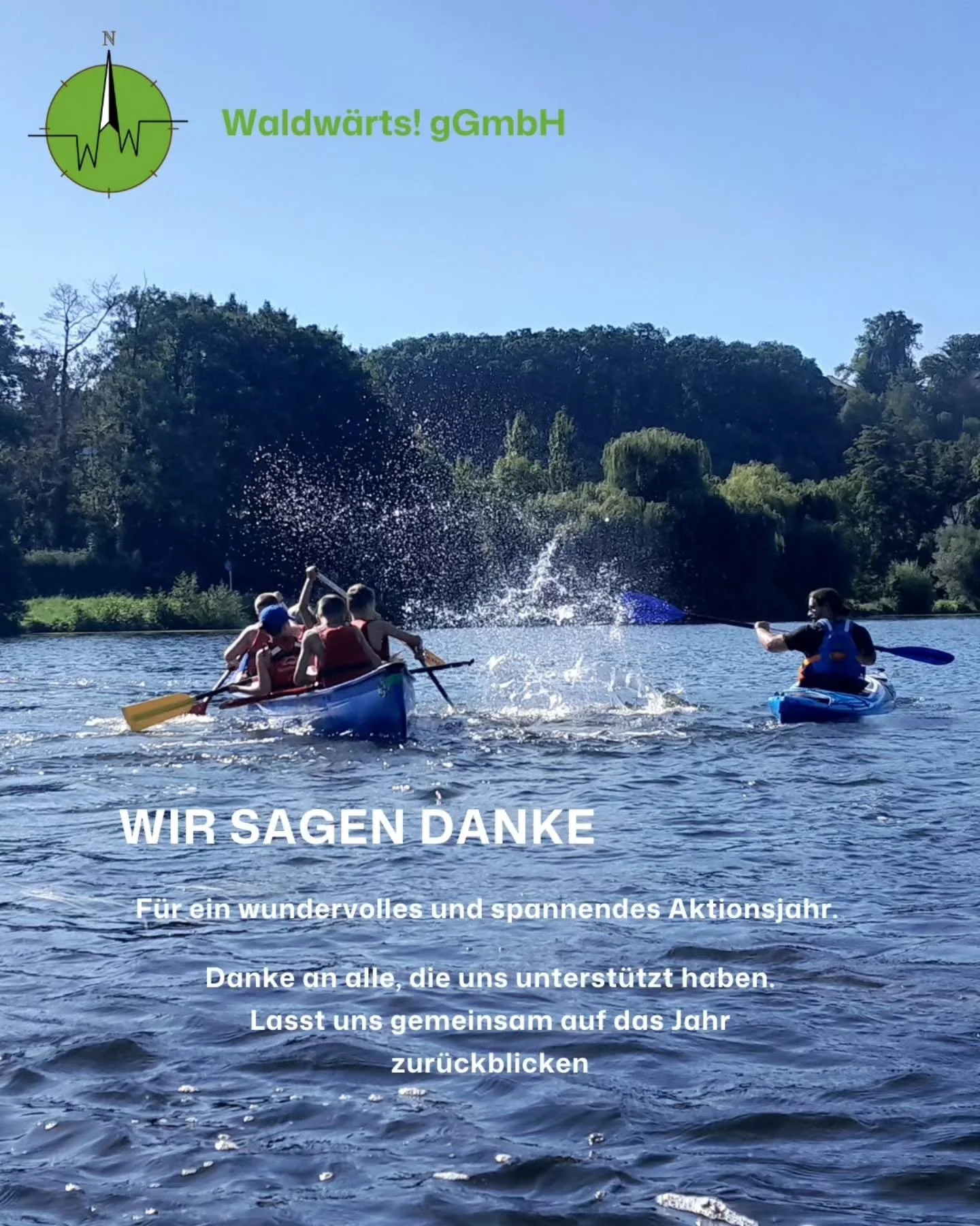 Danke f&uuml;r ein ereignisreiches und erfolgreiches Jahr! Wir freuen uns auch n&auml;chstes Jahr mit euch Waldw&auml;rts! in Richtung einer nachhaltigen Zukunft zu starten 🚀✨