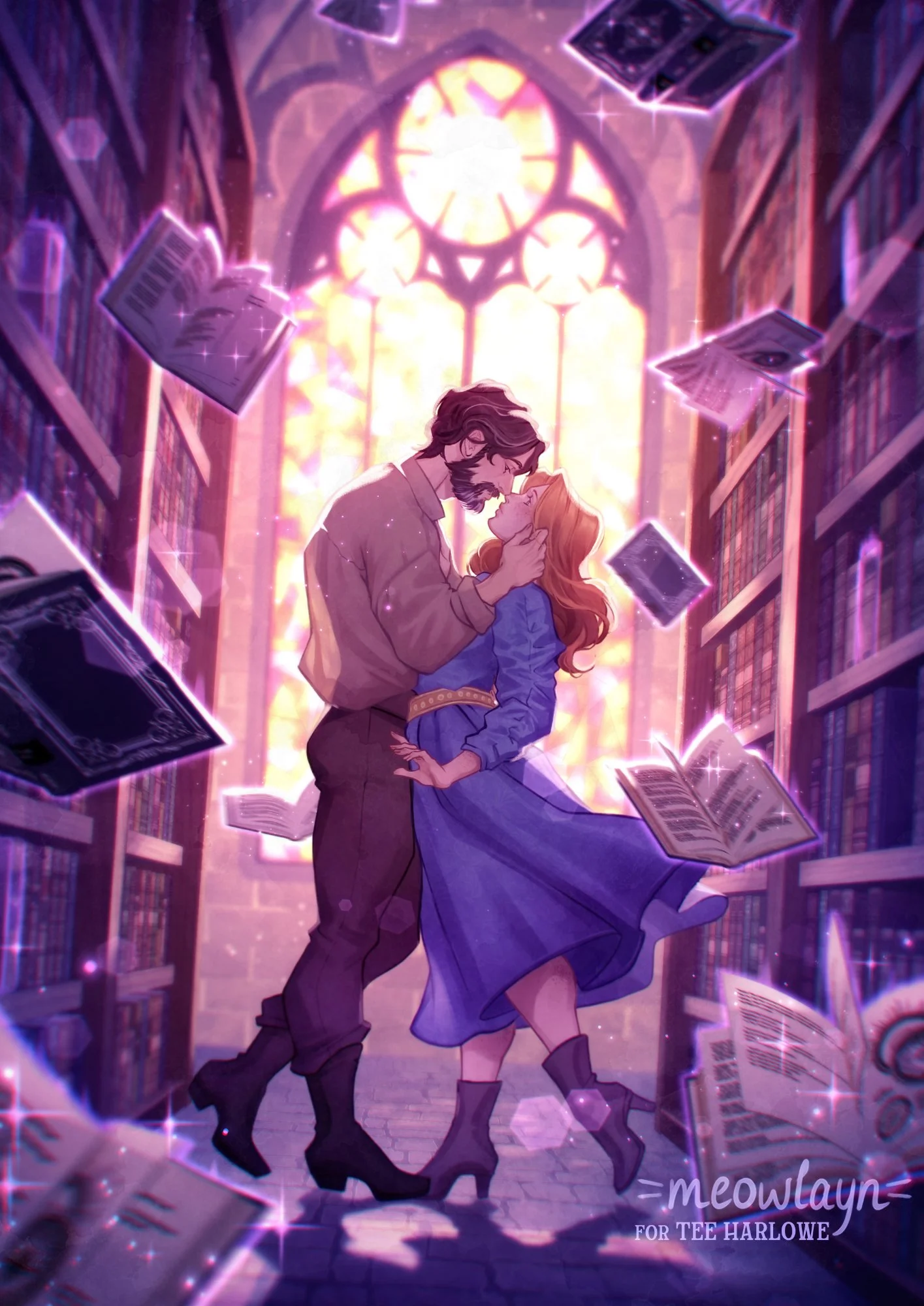 Couple Illustration - "This Damsel is Not in Distress" by Tee Harlowe