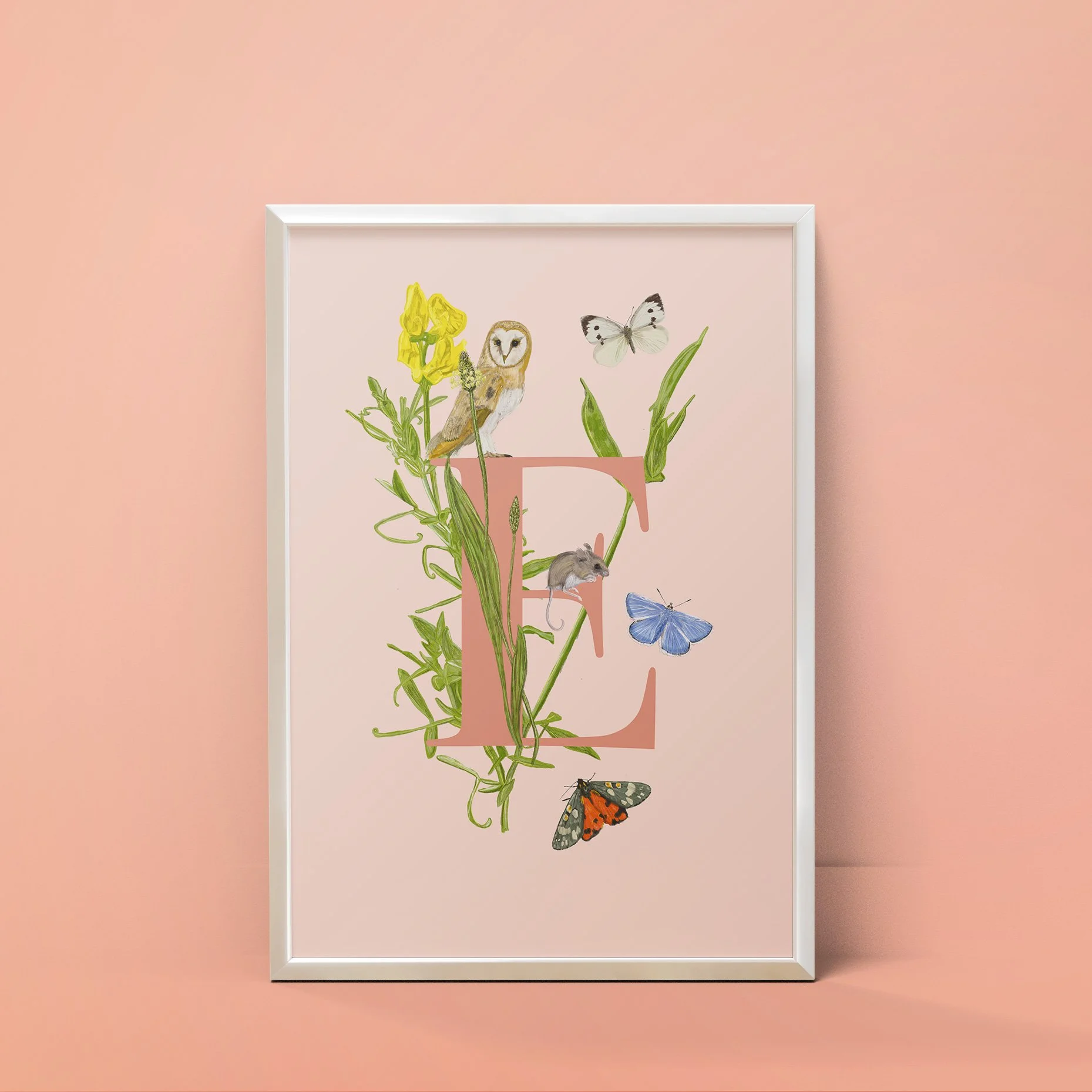 Alphabet Prints - E