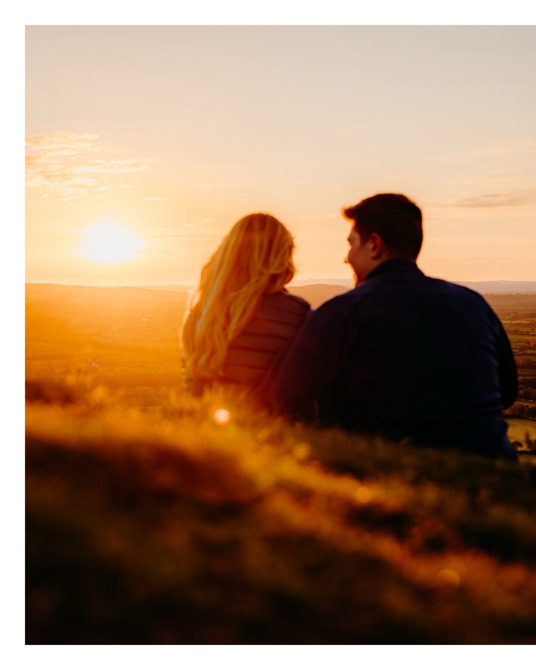 The most perfect pre-wedding sunset session for K &amp; F 🌅