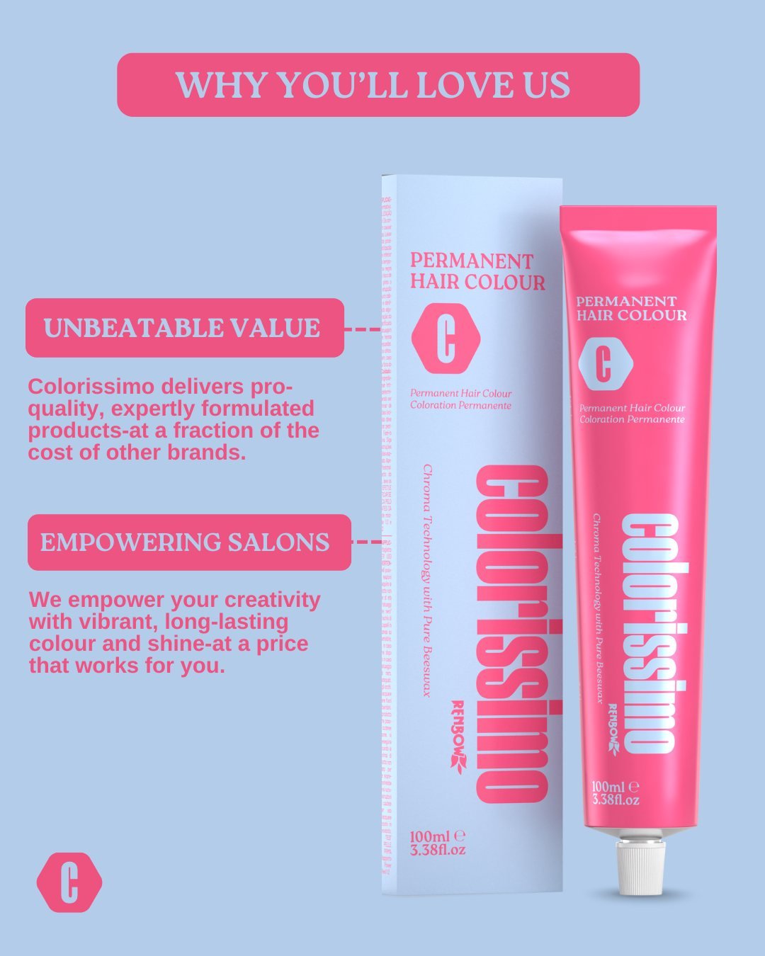 Why salons love Colorissimo... 🩵

In a world where prices keep rising, Colorissimo stands out by delivering premium, professional-quality colour-without the premium price tag.

Reliable. Affordable. Salon-approved.