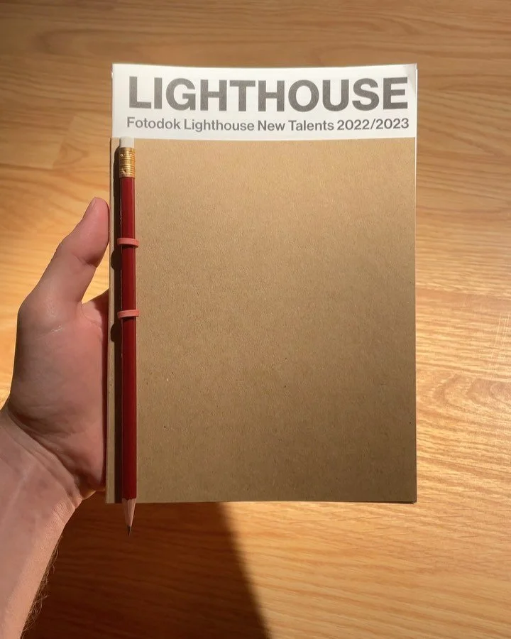 This is the limited edition notebook with the work of this year&rsquo;s @fotodok.nl Lighthouse participants and I. Wonderful design done by @vera_zhouyijun.

If you donate &euro;50 to the crowdfunding for our upcoming traveling exhibition in Utrecht,