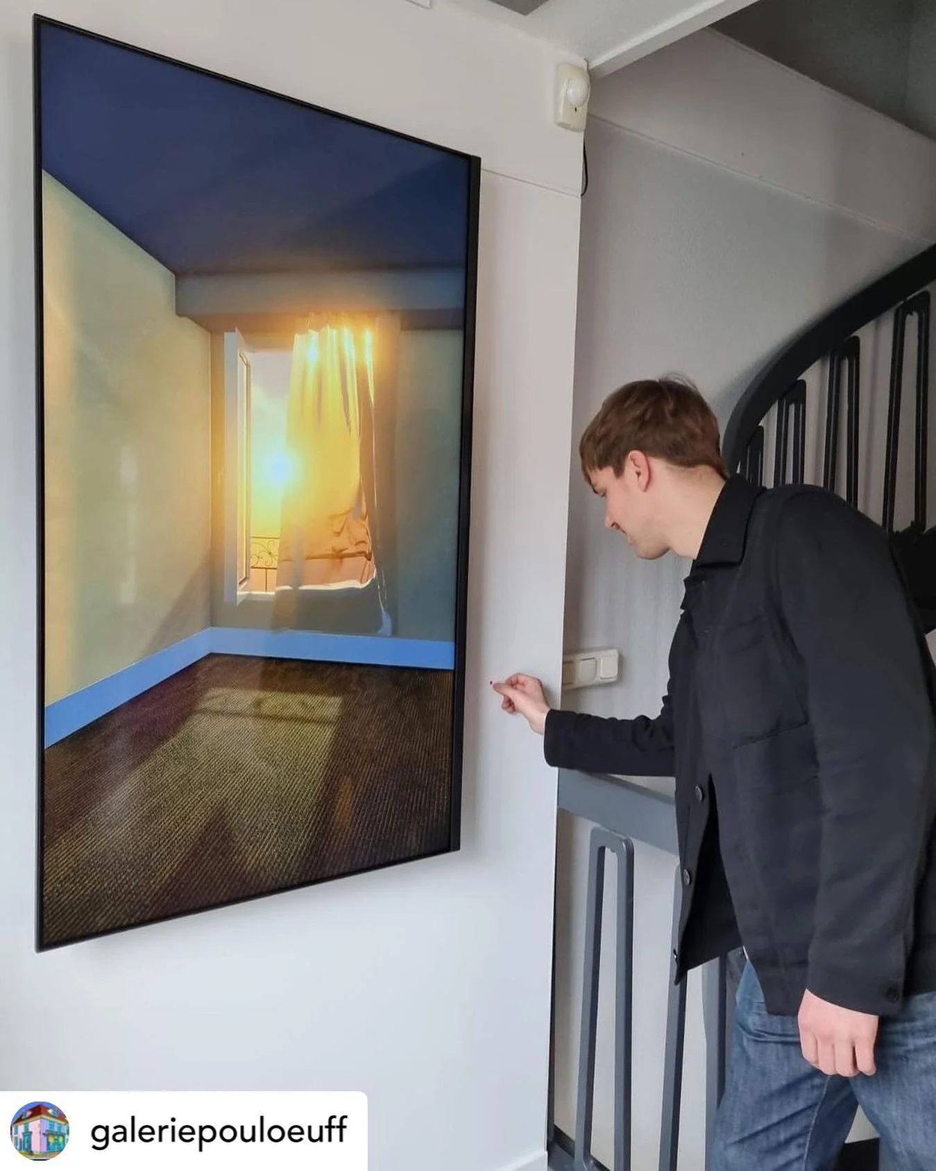 Repost from @galeriepouloeuff 

Our exhibition Laag voor Laag is still open! You can see the works of @teunederks, @manonjeuken and I until the 11th of June ☀️