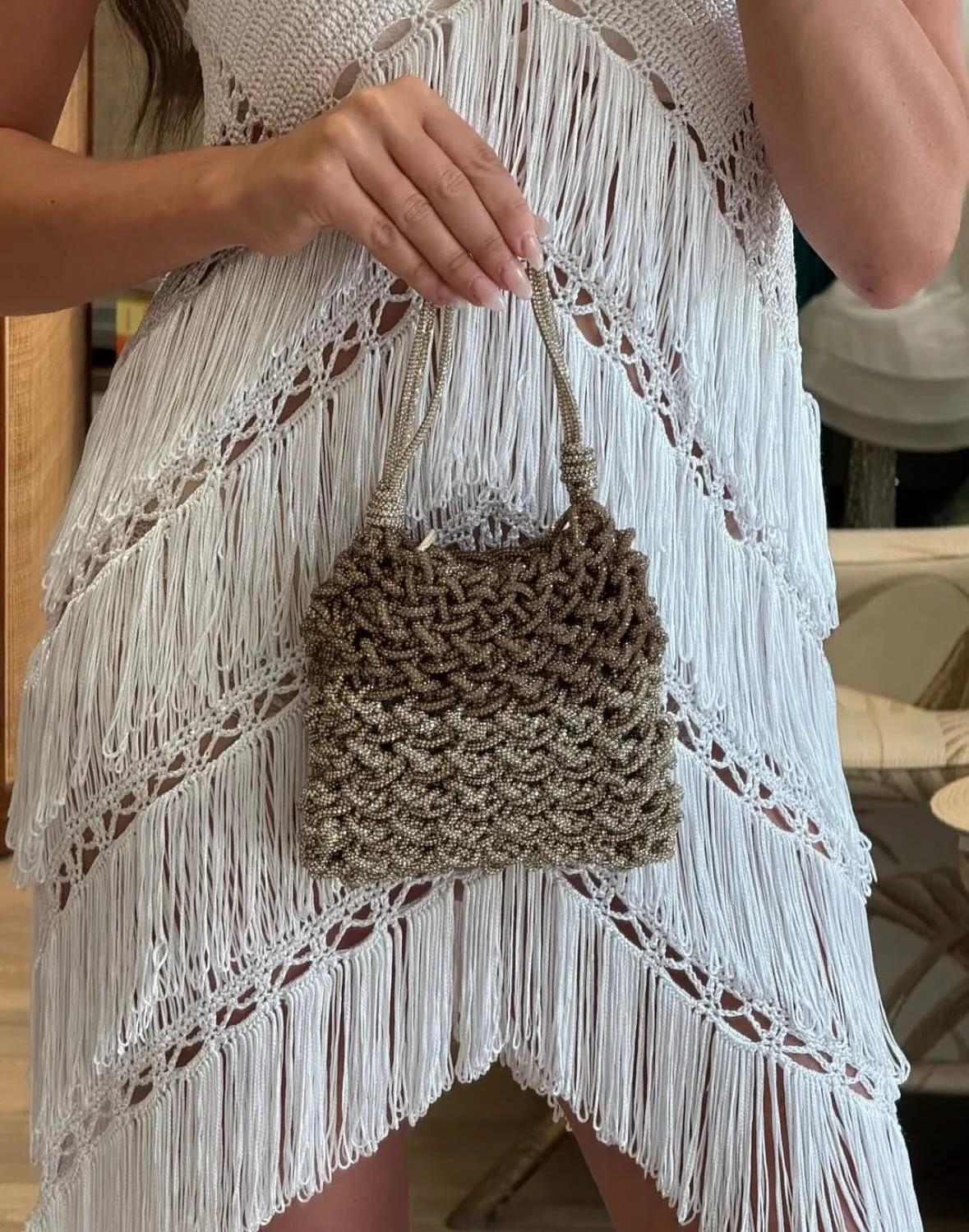 Manuela Girone and Francesco Di Tommaso, wife and husband are the founders and creative force behind @mela_jewelry 
Handmade in Southern Italy by the duo in person, the highest quality raw organic materials such as pearls, gemstones, and silk are use