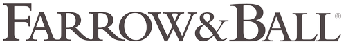 Farrow & Ball logo with stylized text.