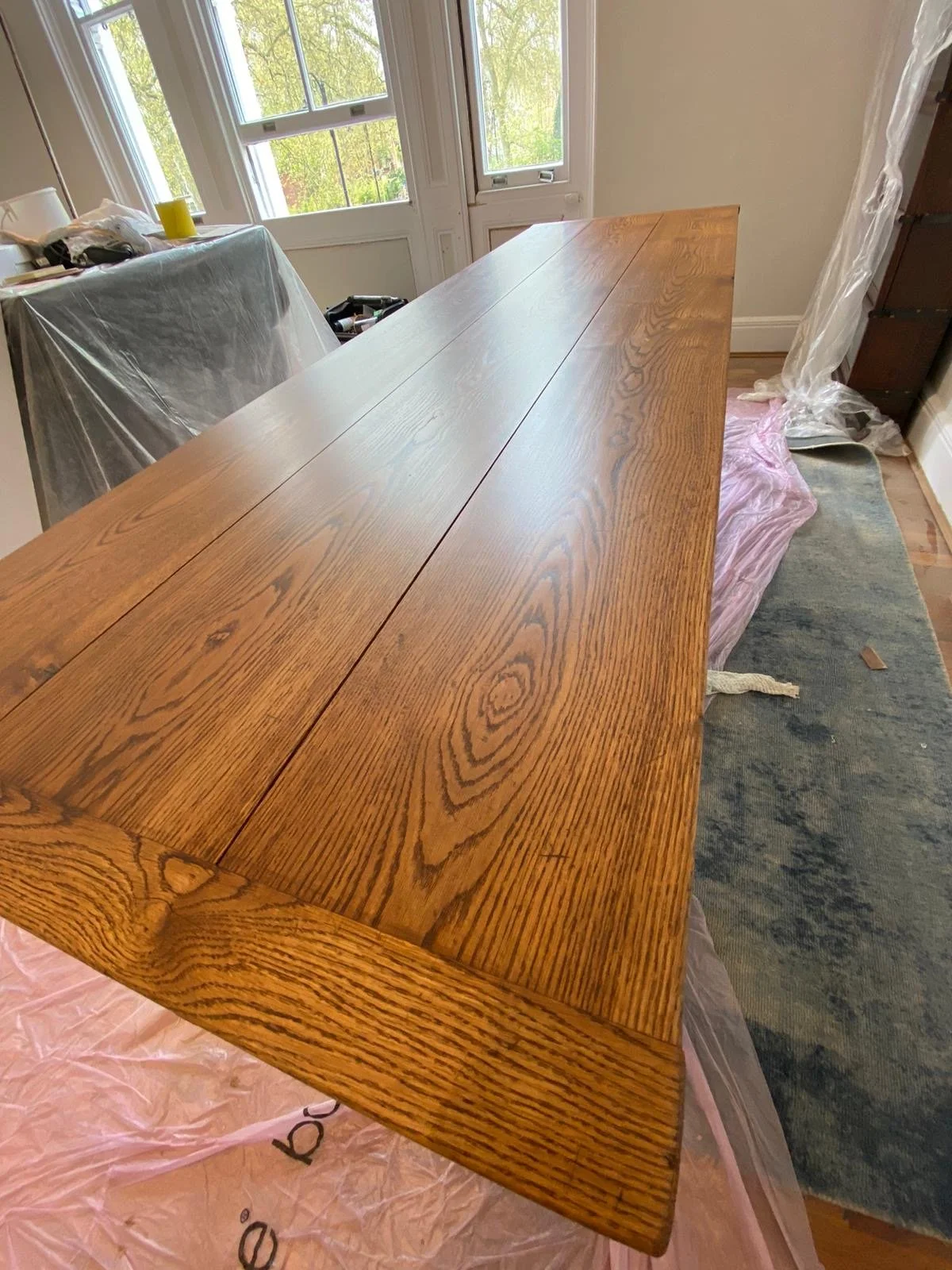 after-restoration-oak-dining-table-modern-durable-finish-London