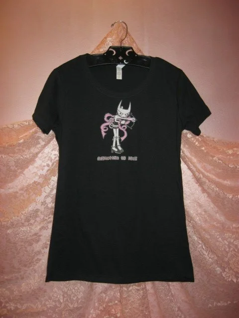 addiction to love black tee