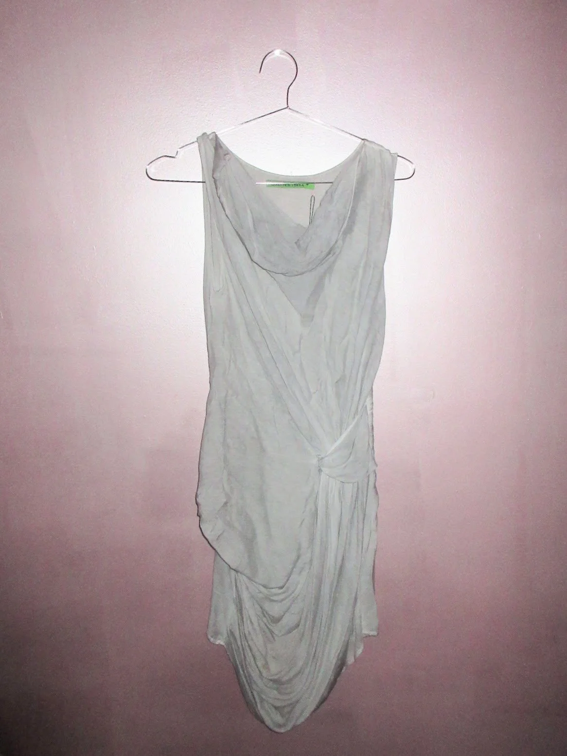 illocana Linette & Tonka off-white draped dress