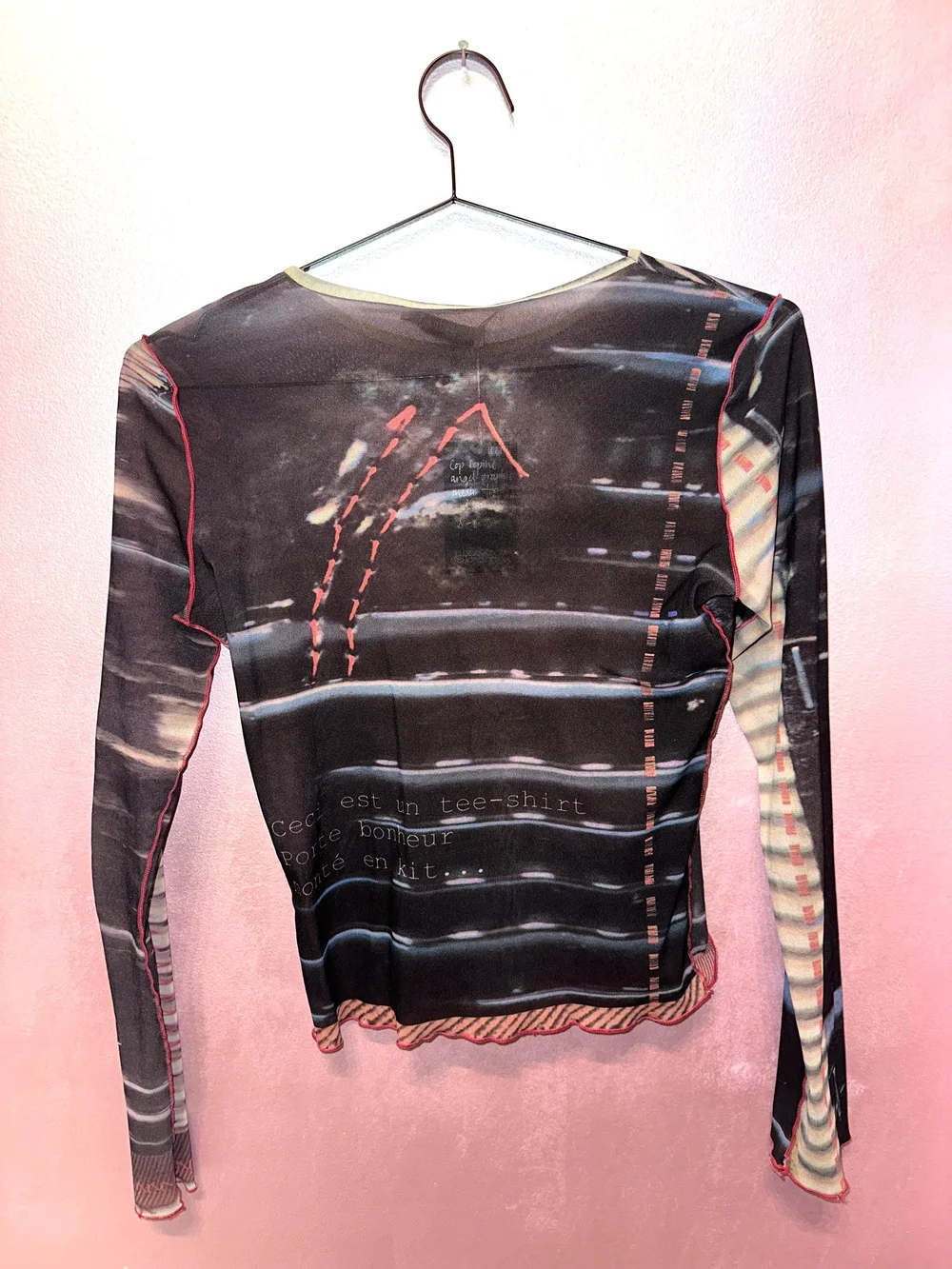 illocana Cop Copine angel graphic mesh top — Venus in Tokyo