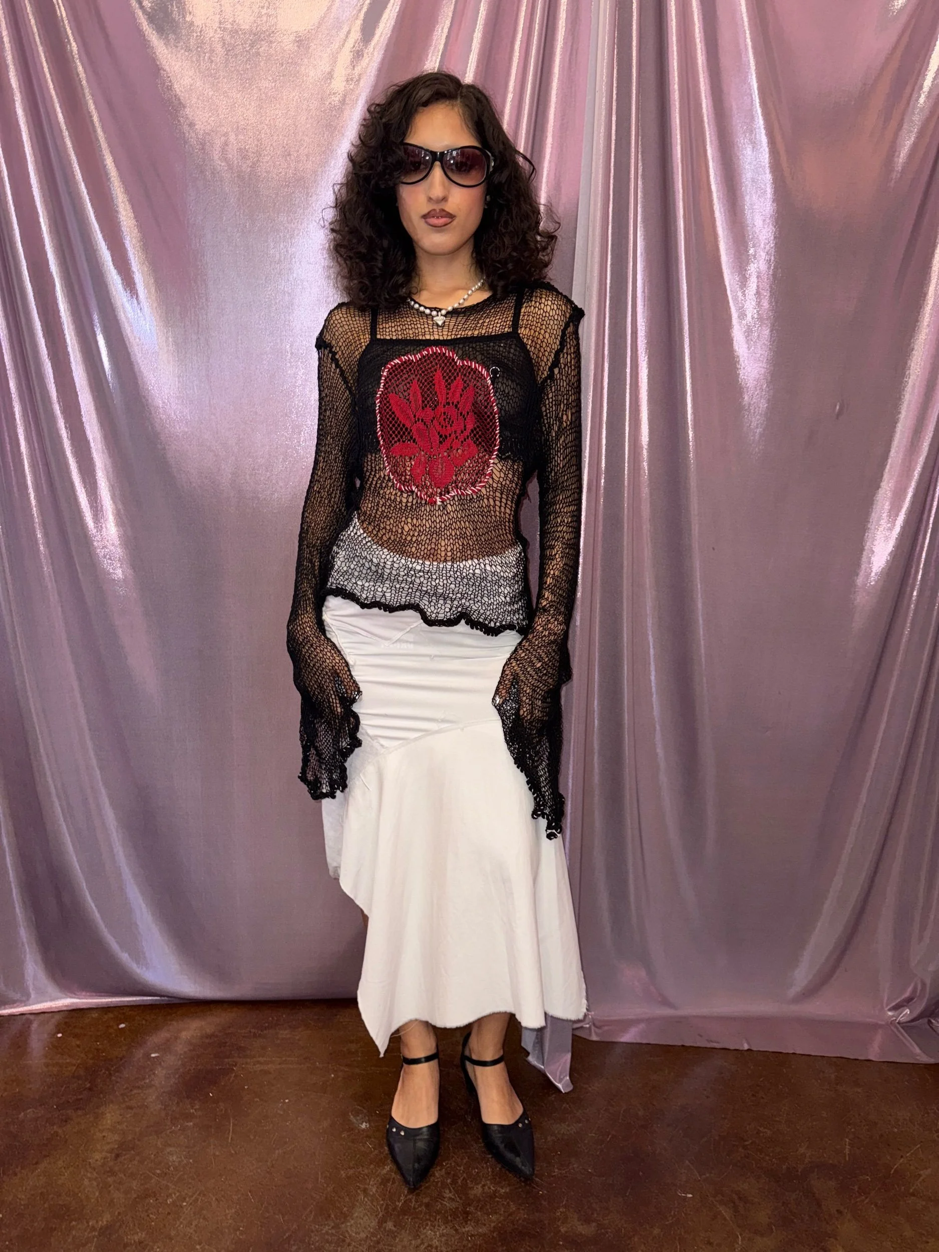 annielian.love White deconstructed skirt