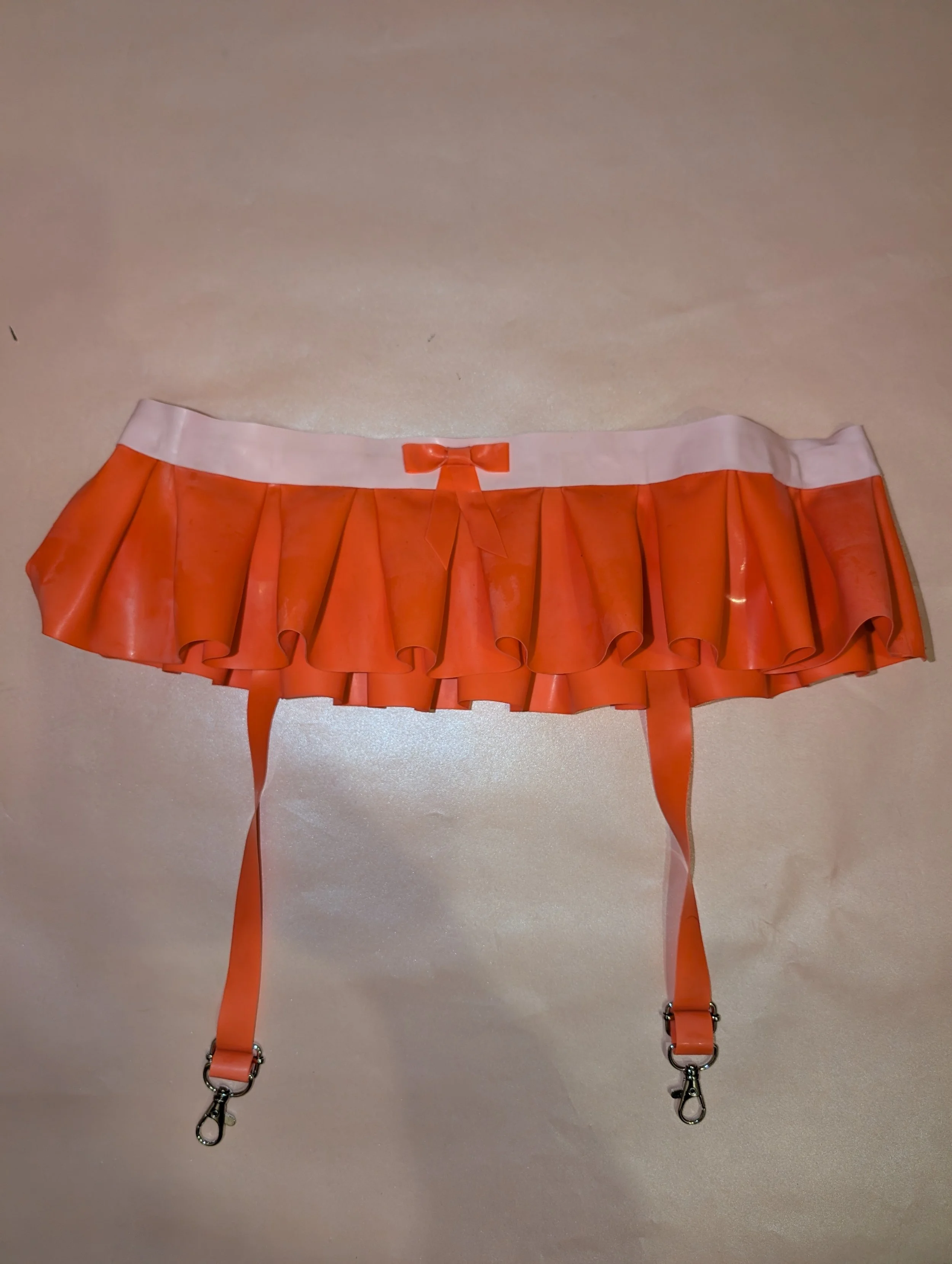 sour dice PINK LATEX GARTER BELT