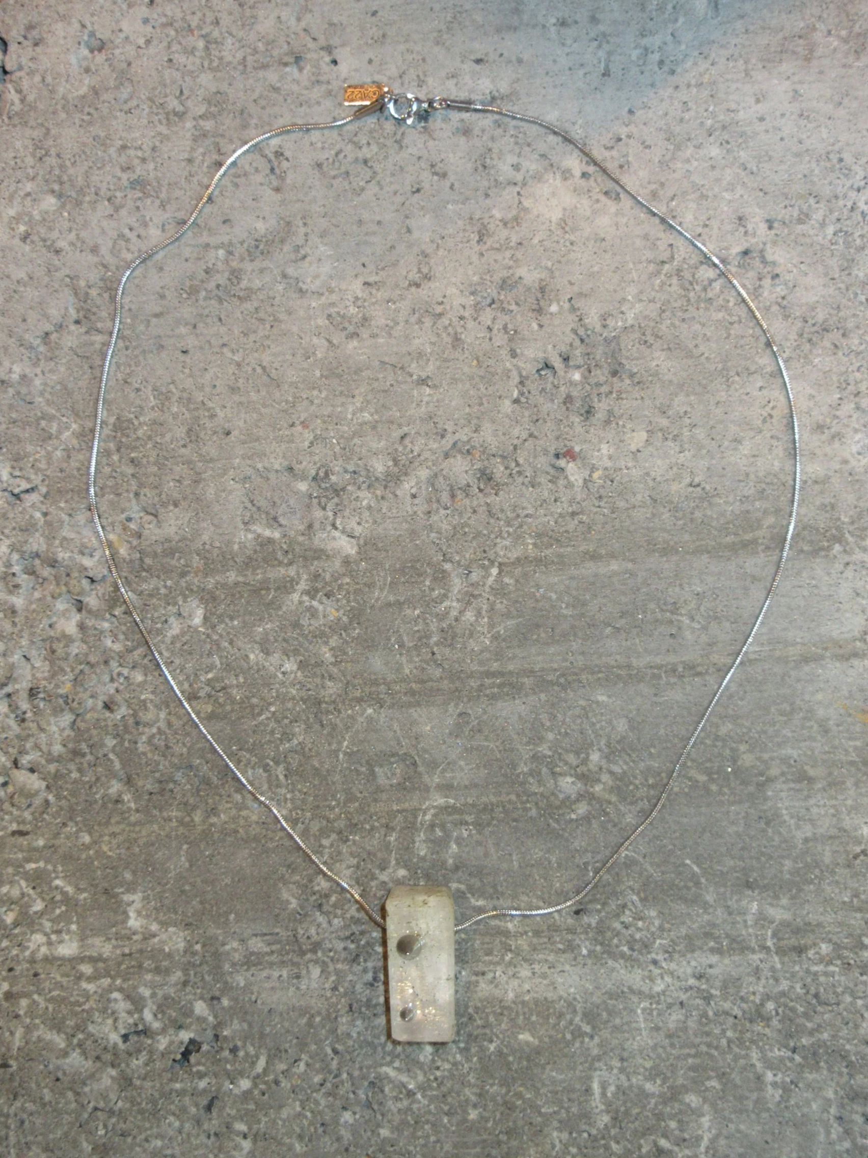 ca22 Cuarzo spike necklace