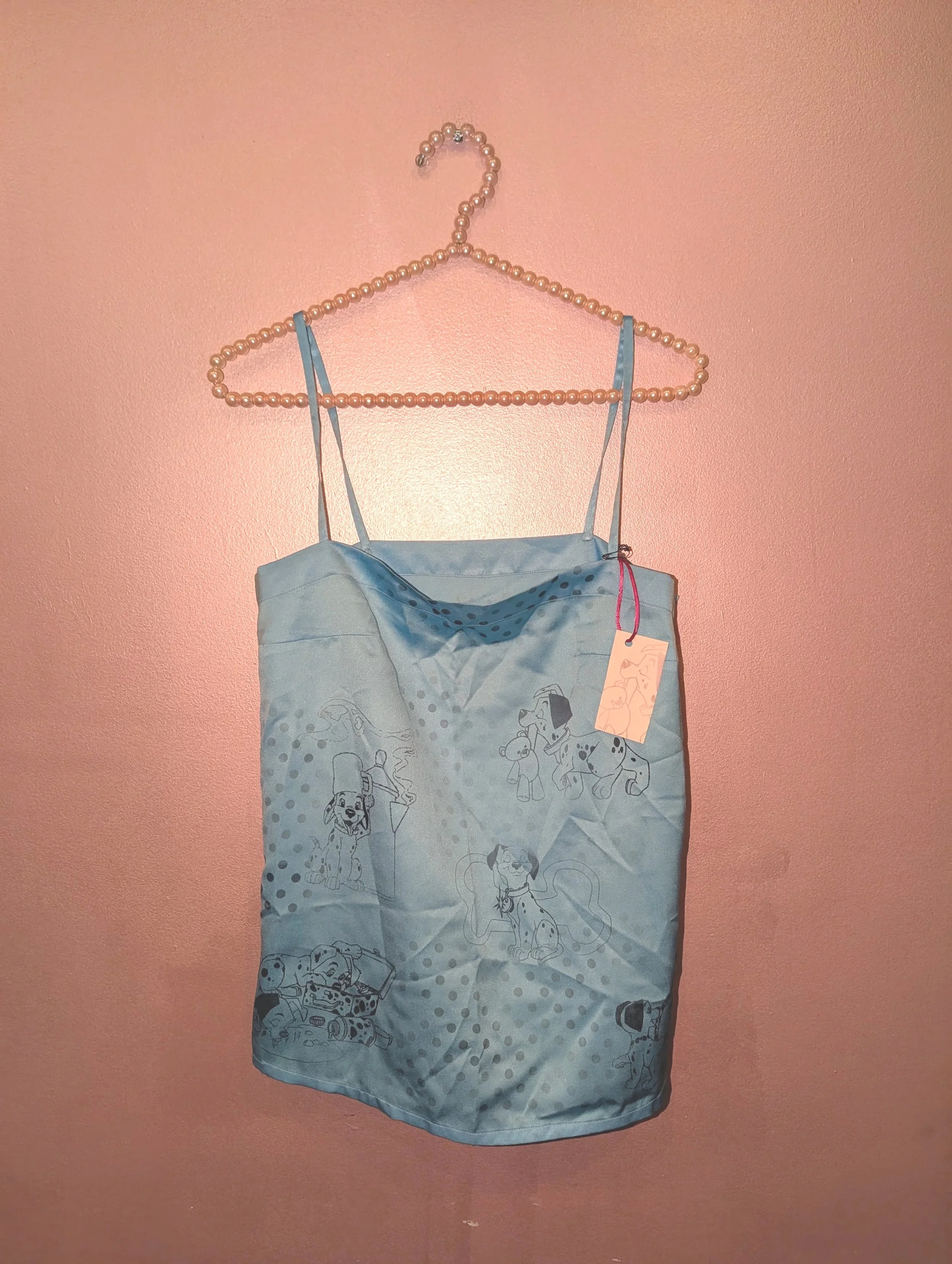 marcablanca Dalmatians PC Room blue slip top