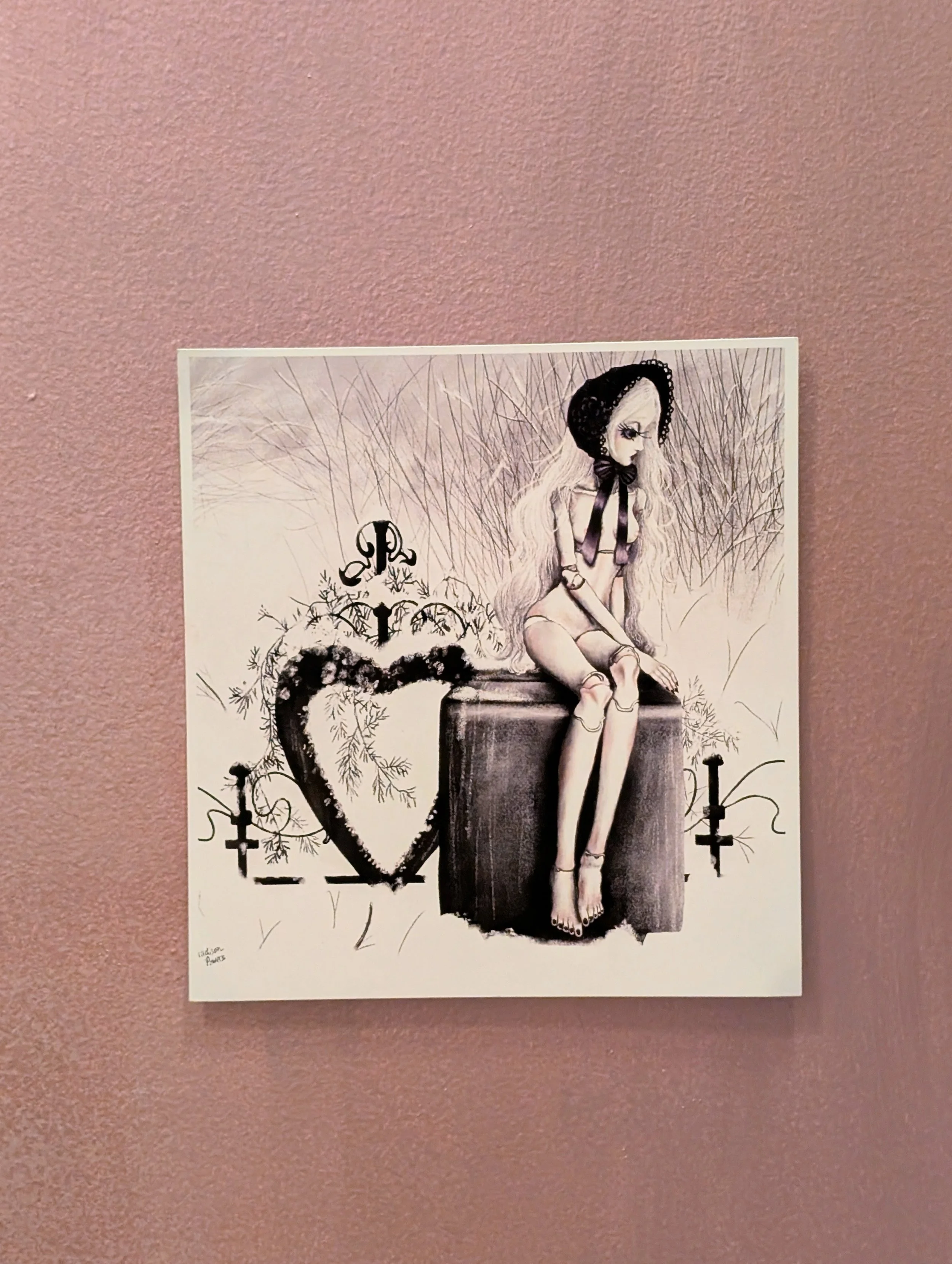 Winter Doll print by Purple Vampire Doll