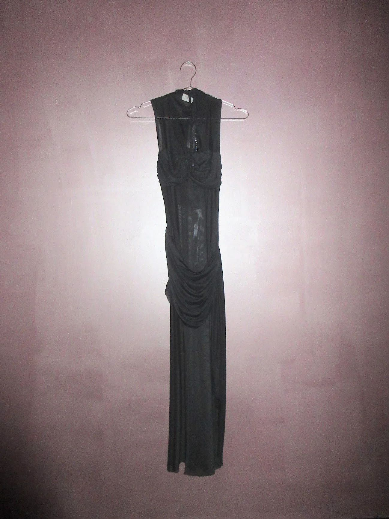 nausicaa dark gray nyx dress w/ hood