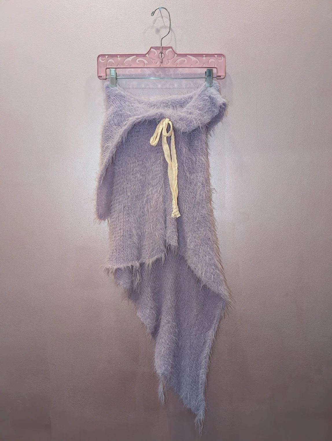 monjia purple knit skirt