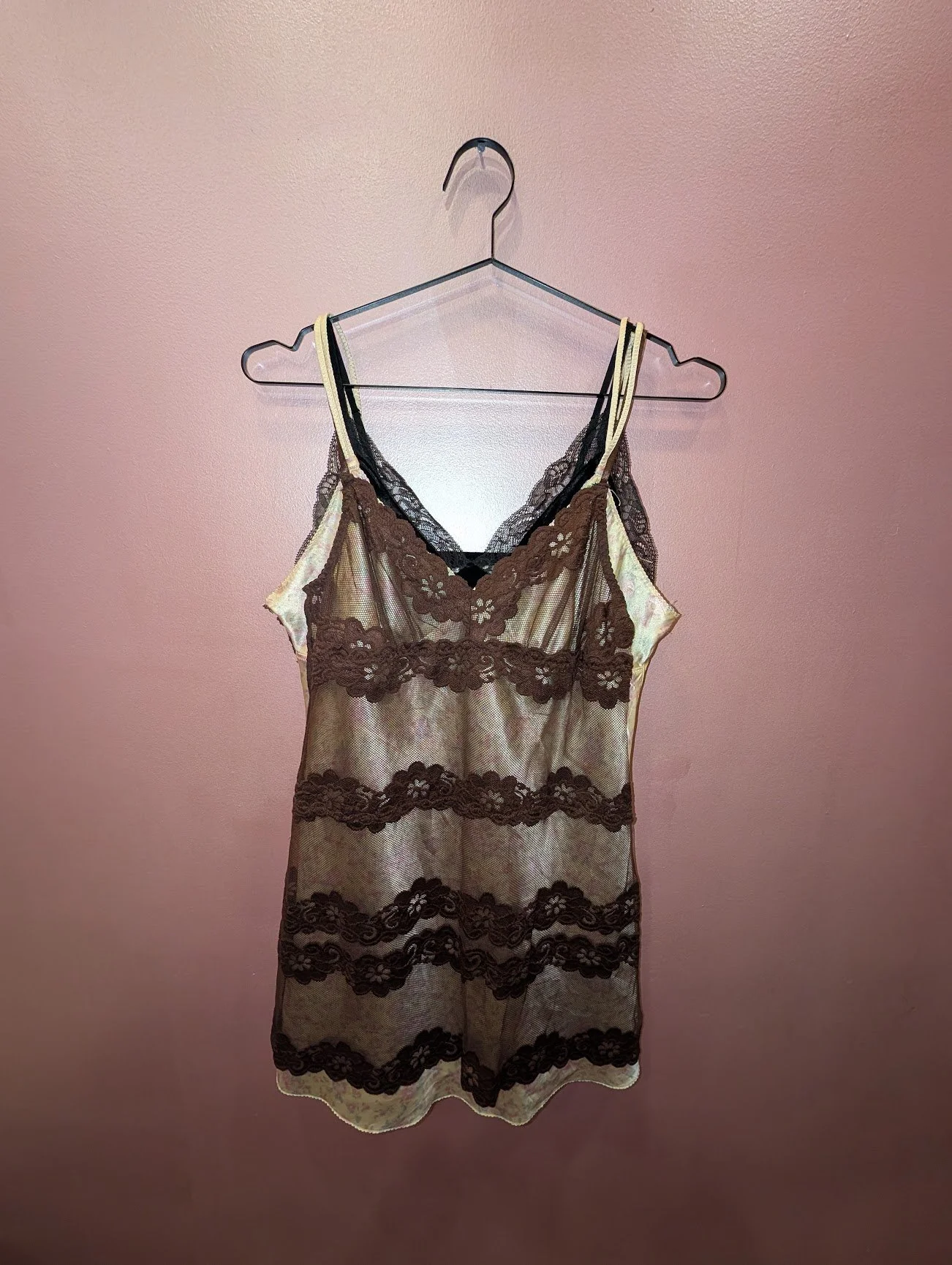 3r patchwork lace slip