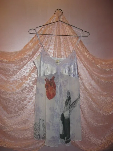 have you seen my angel? lavender floral baby doll dress