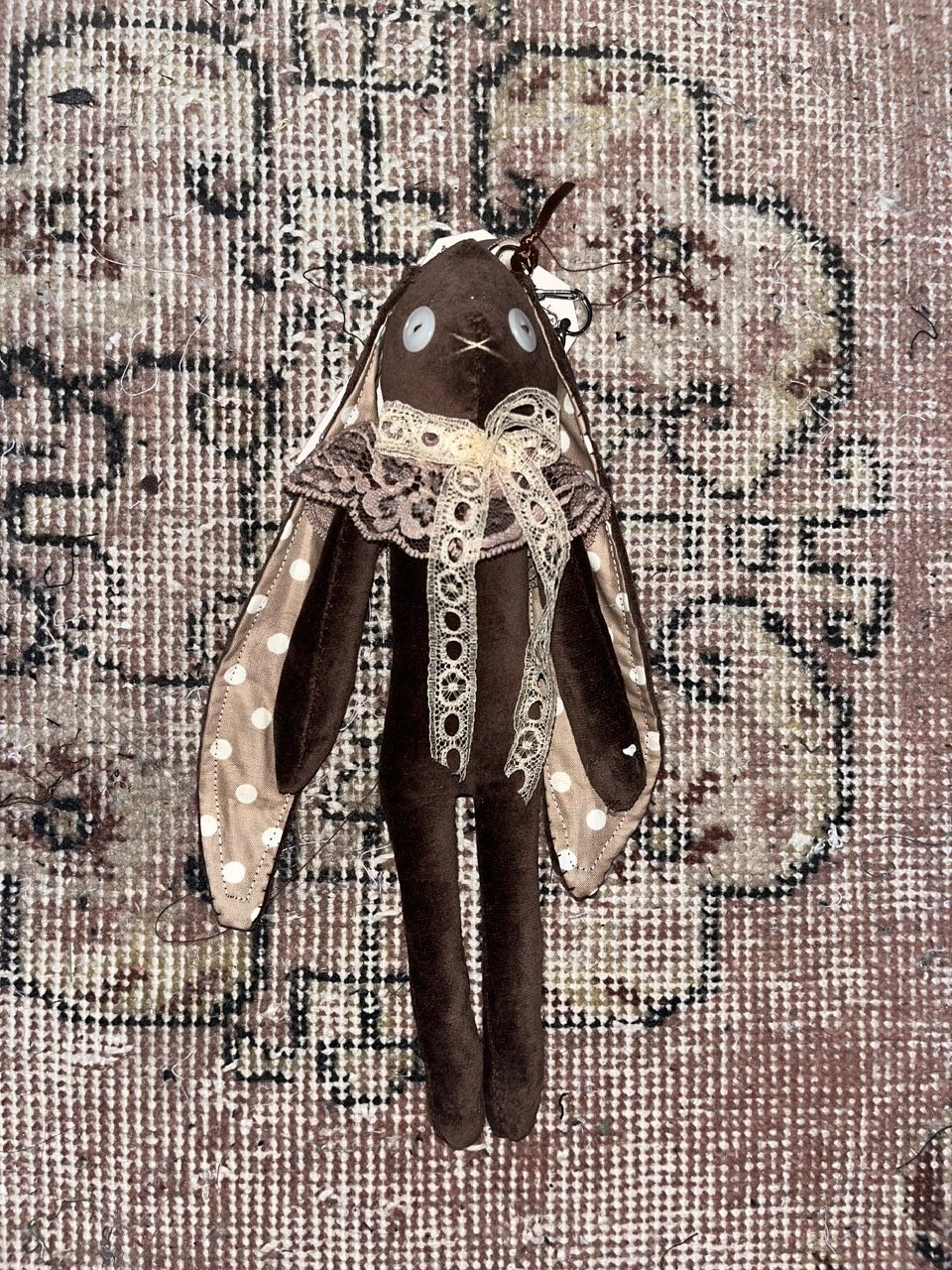 faeble Bunny Keychain - Toffee