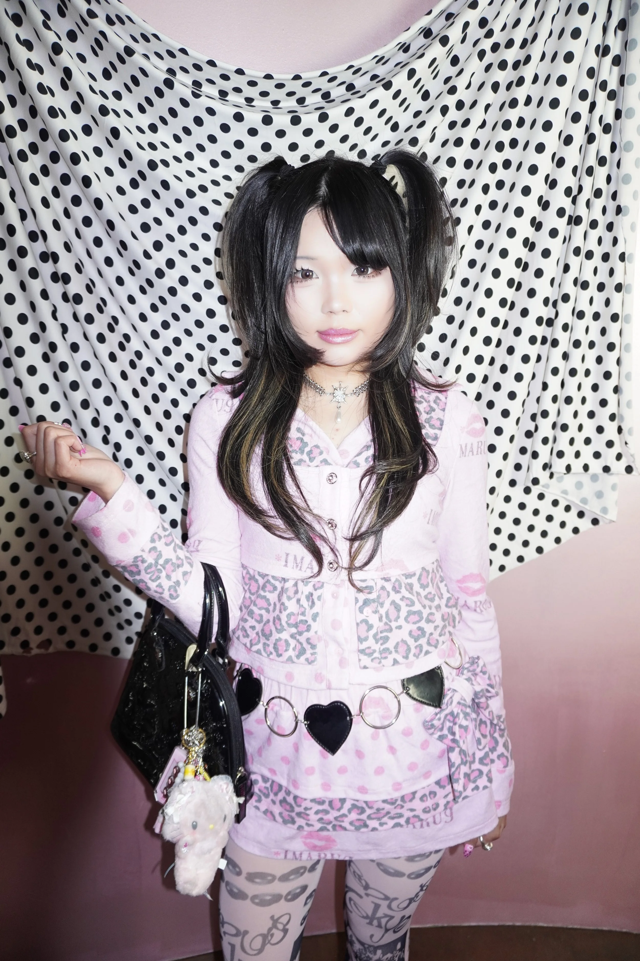 1maru9 faux three- piece hime-kei shirt