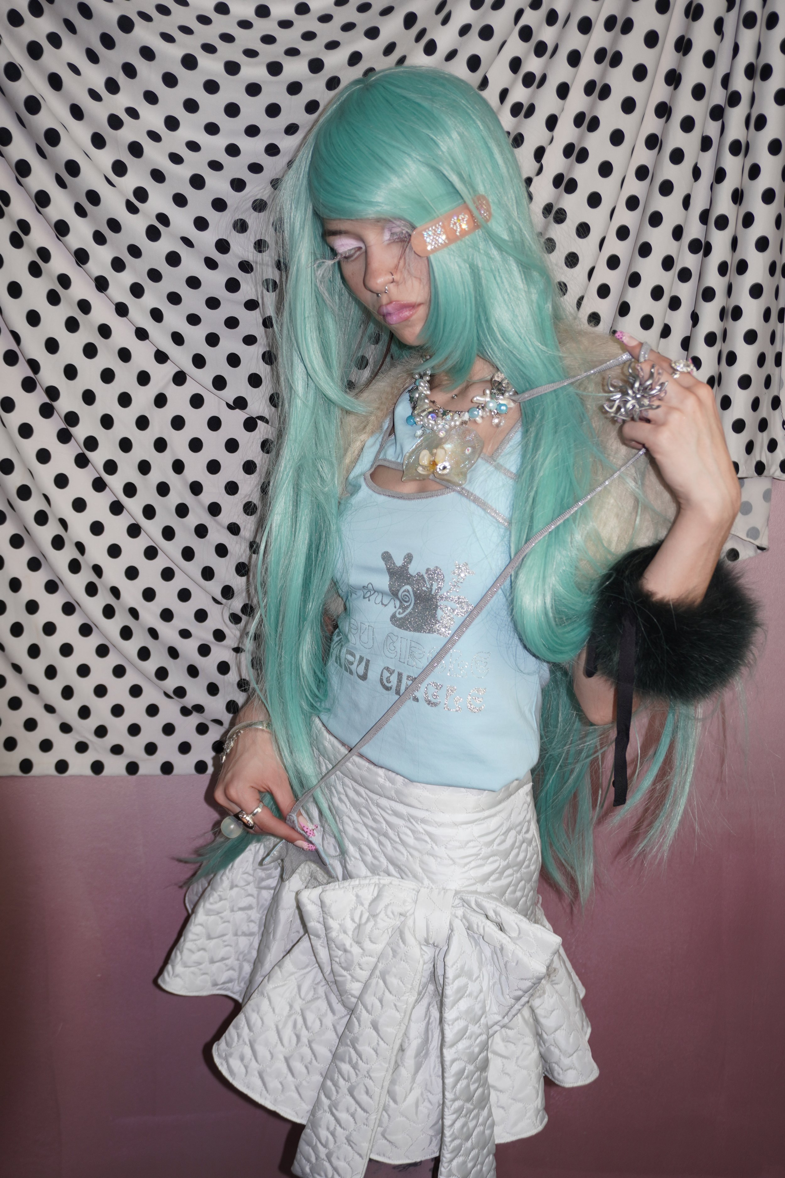 1maru9 blue twin star snail top