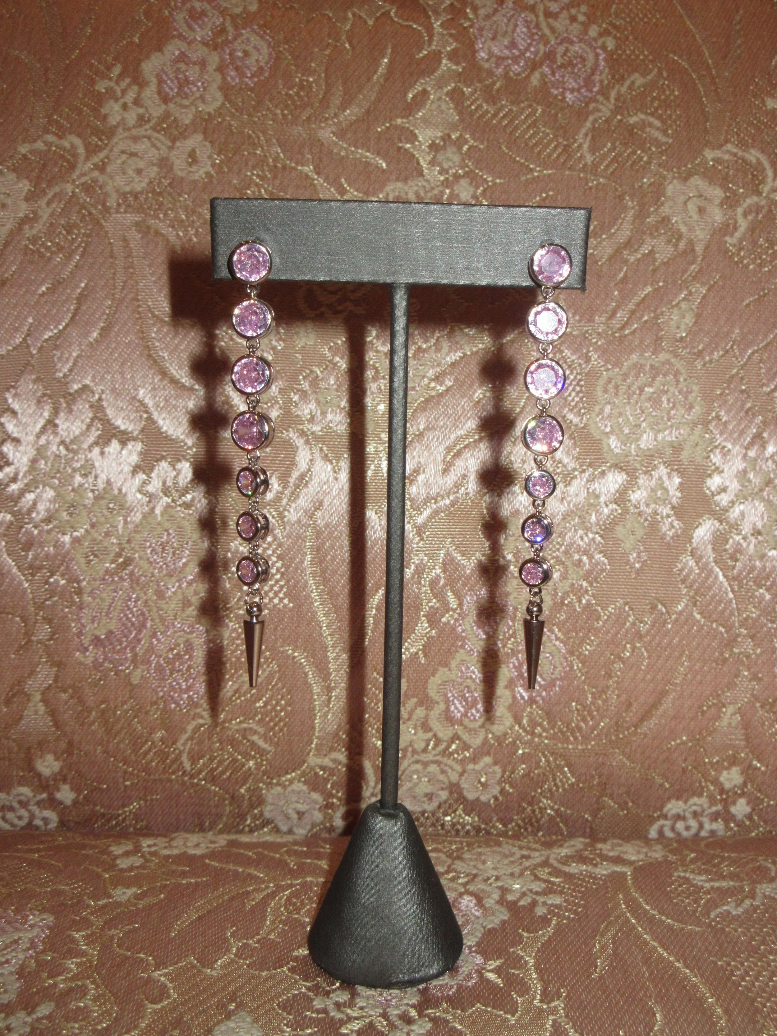 frou york SERENA DROP SPIKE EARRINGS