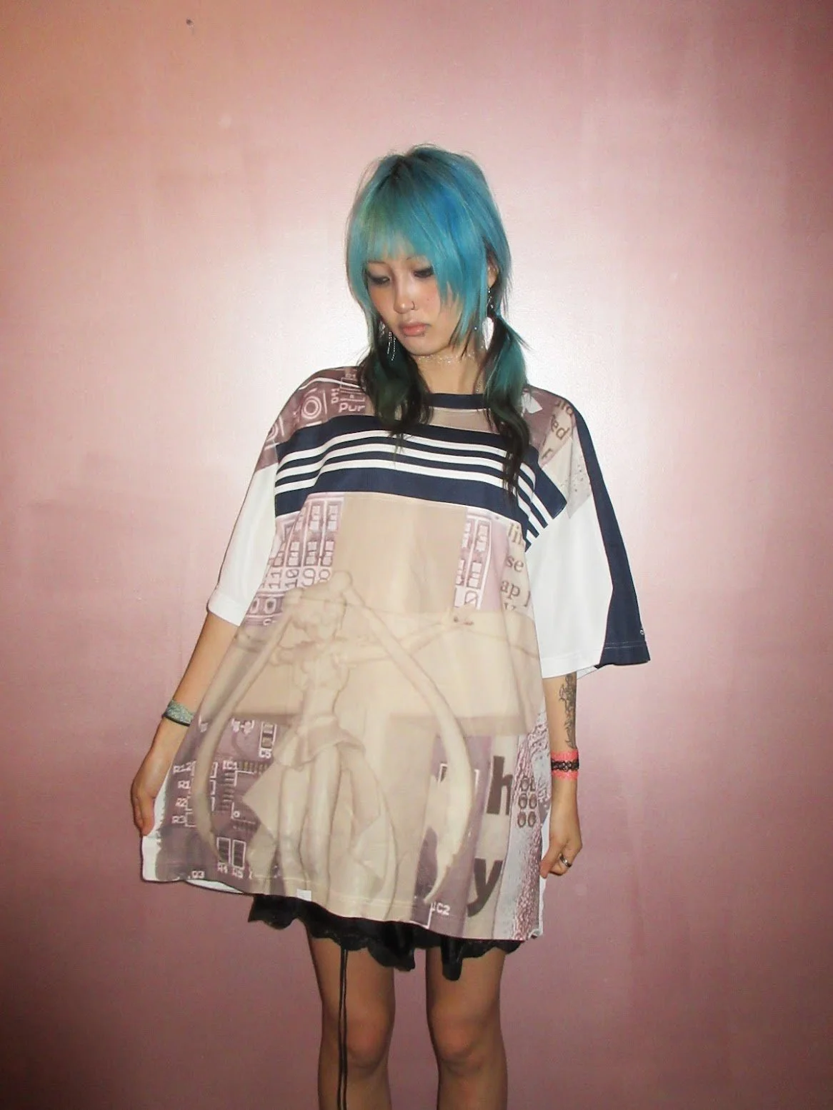 lateagainstudios micro chip cross adidas jersey