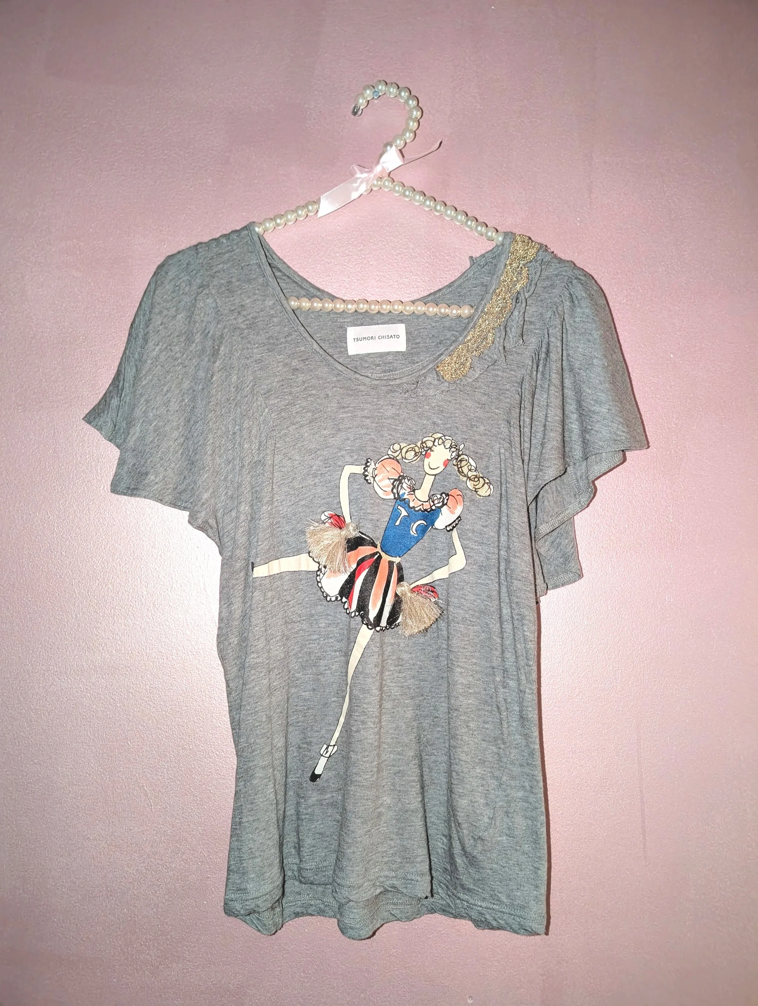 killah queen Tsumori Chisato Grey Ballerina Tee