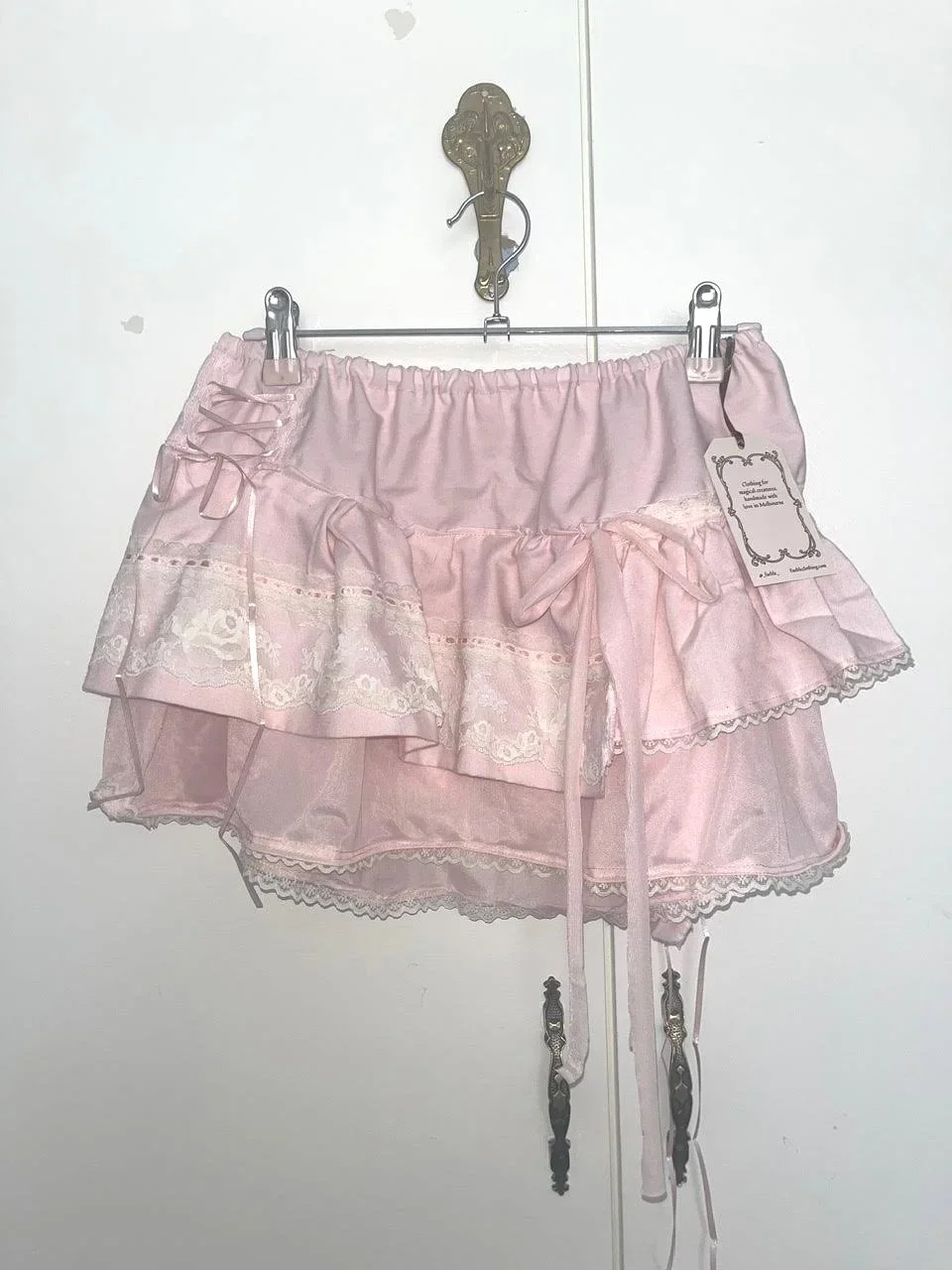 faeble Rose Petal Mini Skirt