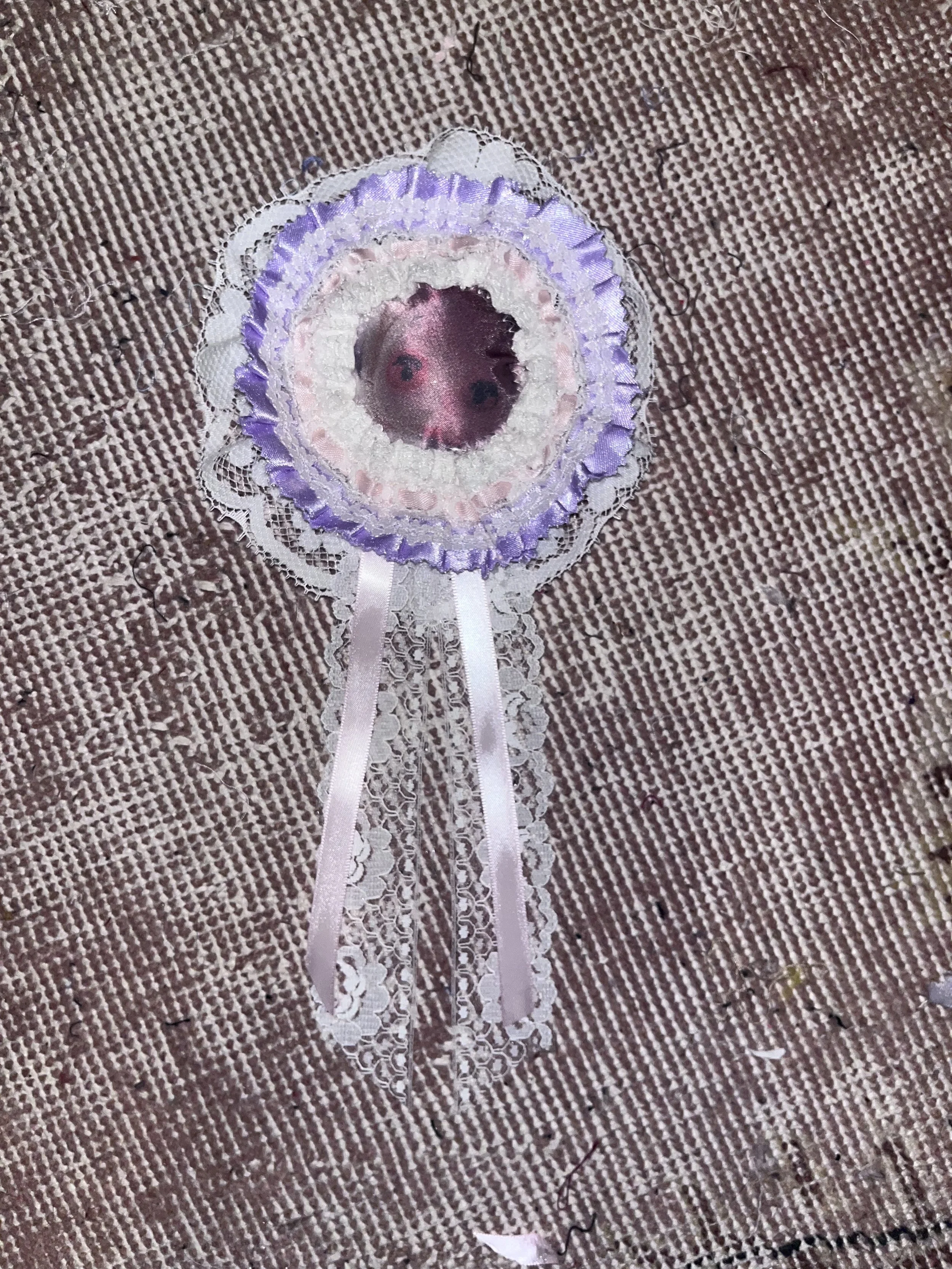 faeble Lacy Lilac Blythe Rosette