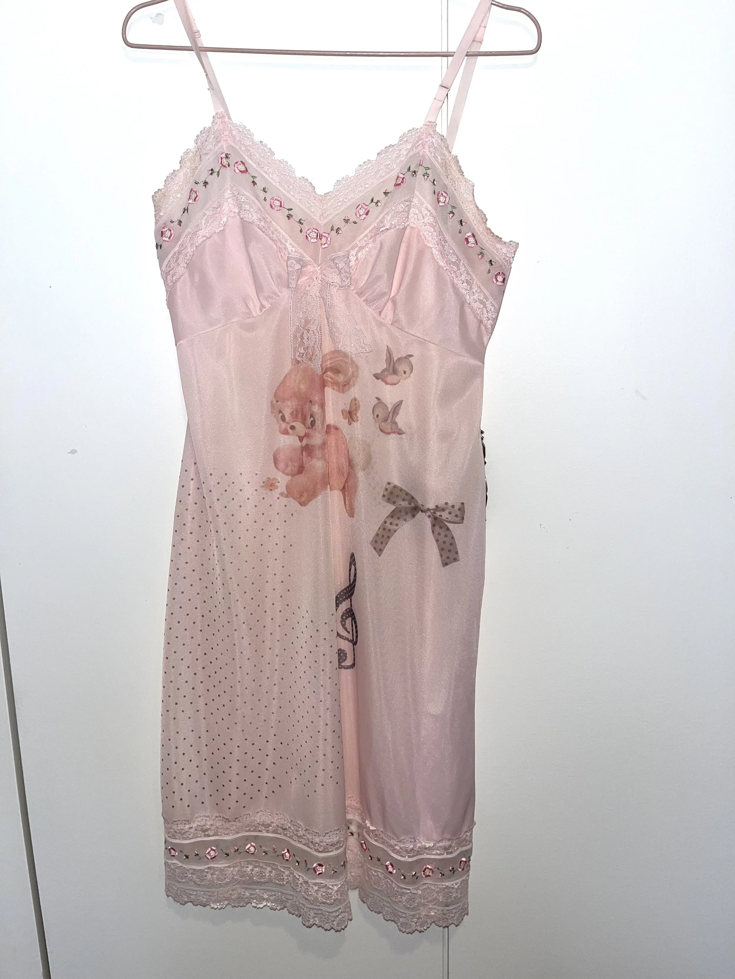 faeble Happy Bunny Slip Dress