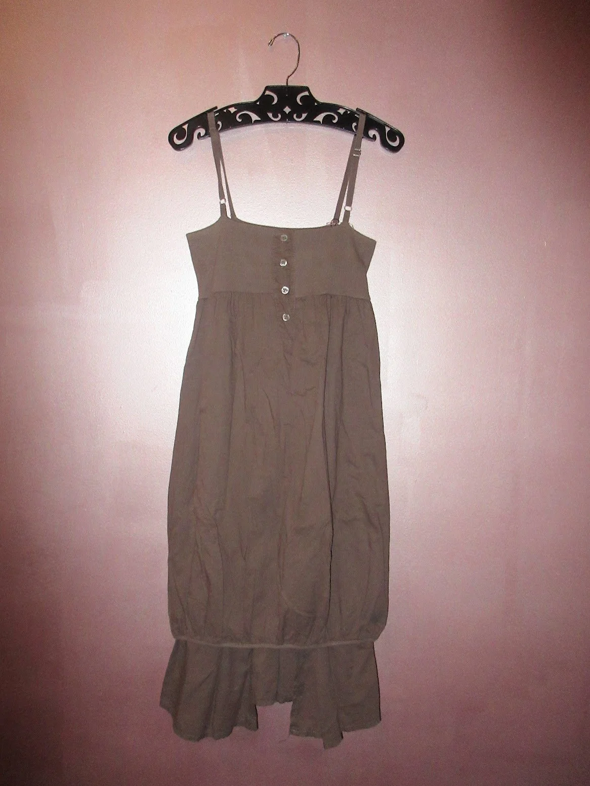 illocana Italian vintage brown bubble dress