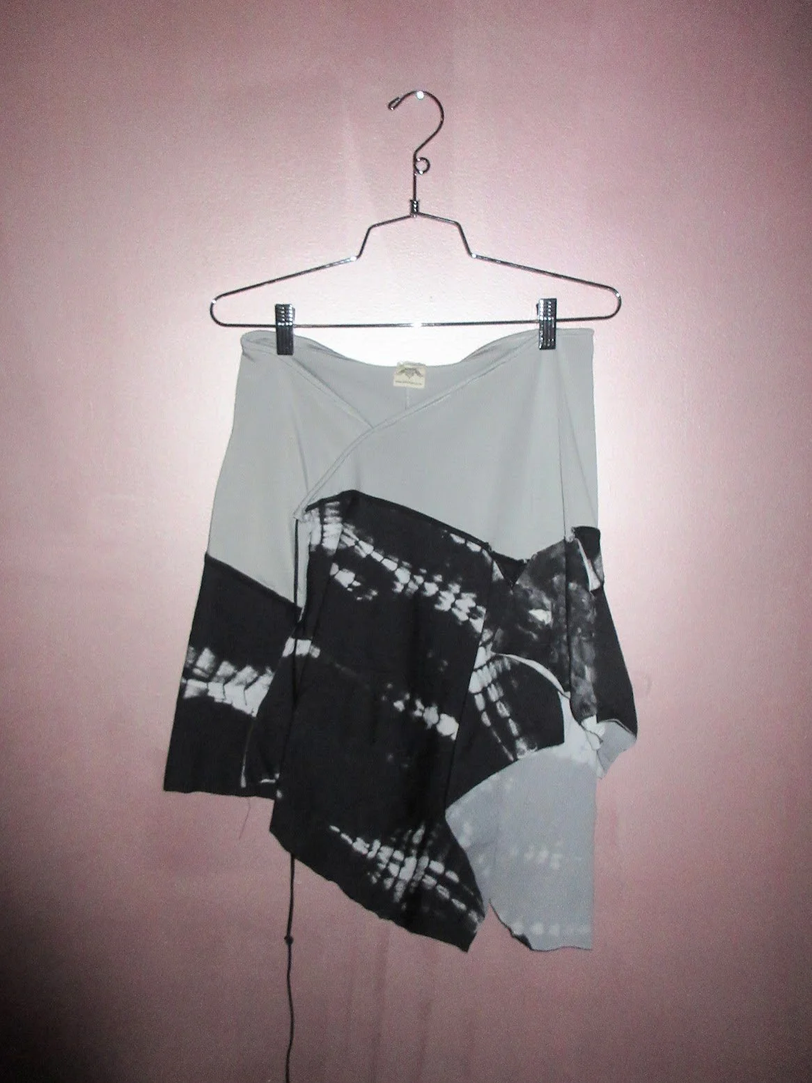 annielian.love Grey decontsructed skirt with drawstring