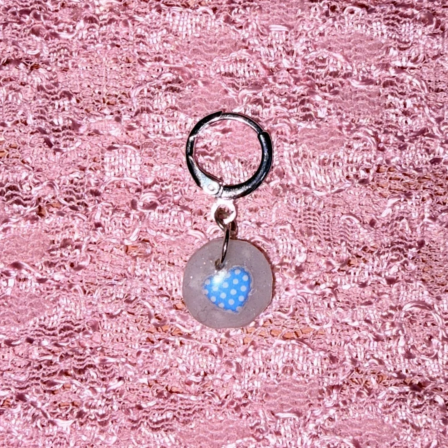 grimm's eden dotted heart earring