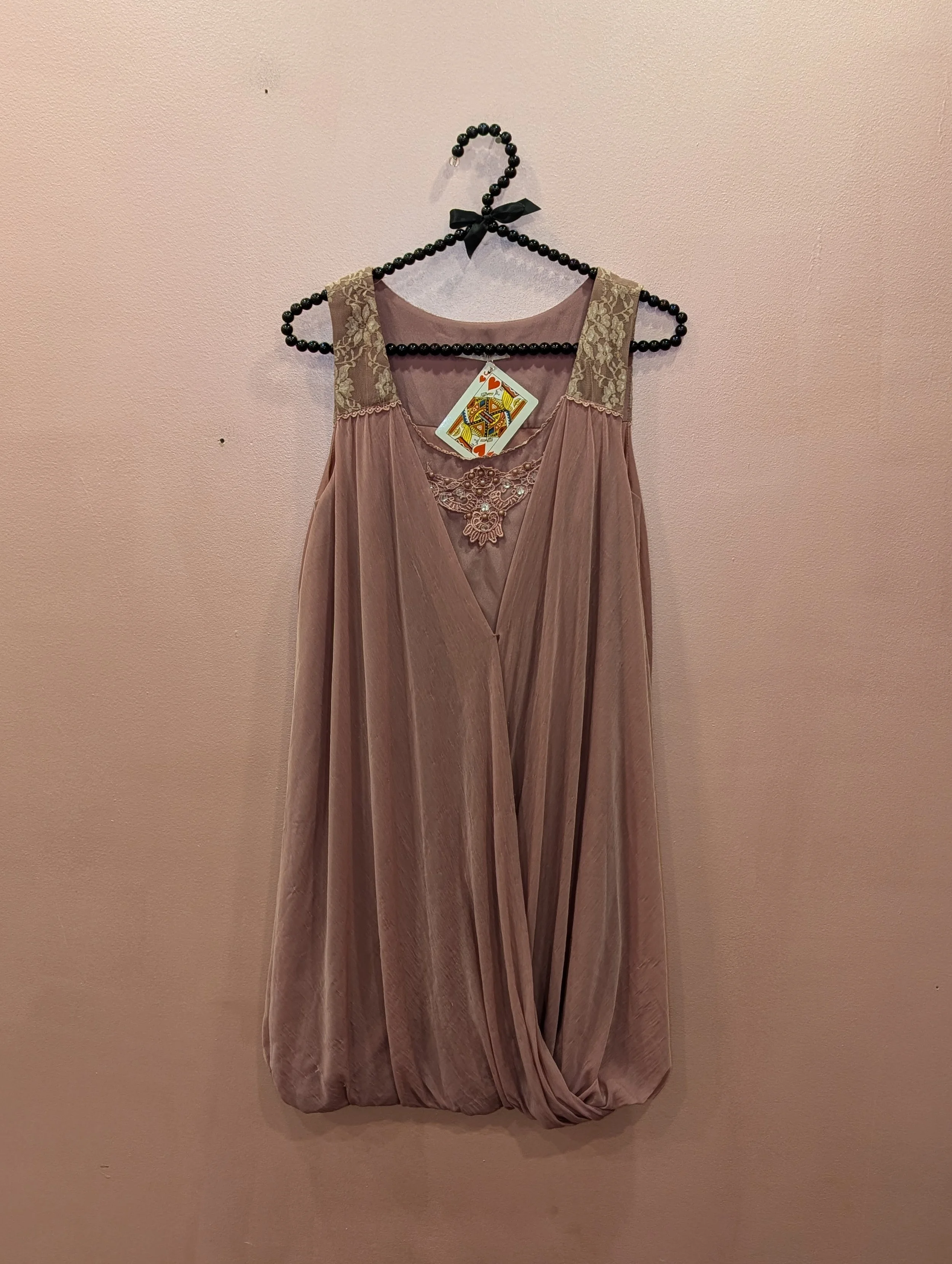 killah queen Axes Femme Deep Pink Sleeveless Dress