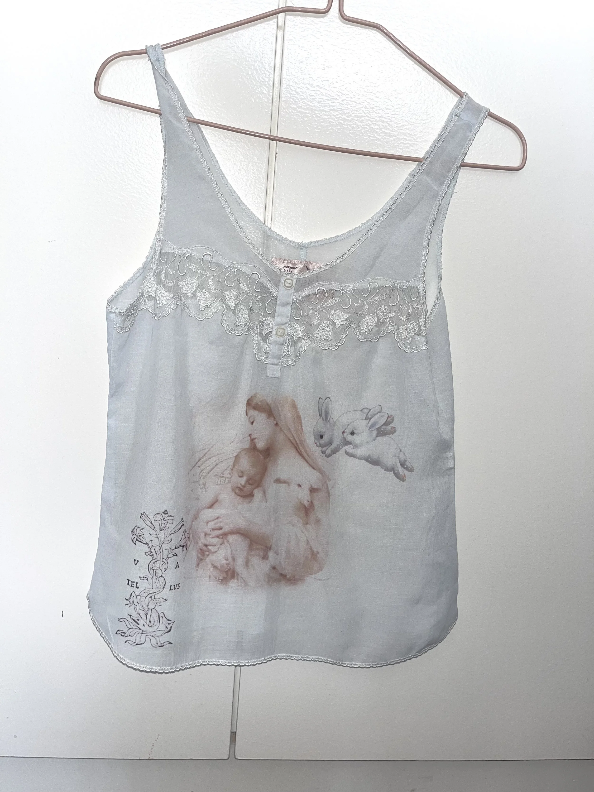 faeble Baby Blue Top